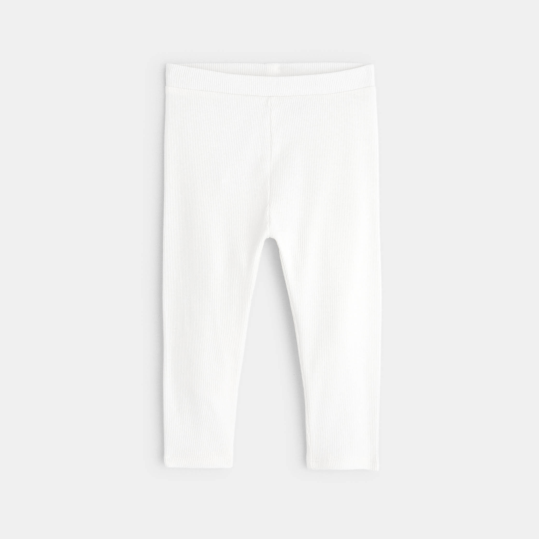 Legging rose bébé fille - Blanc