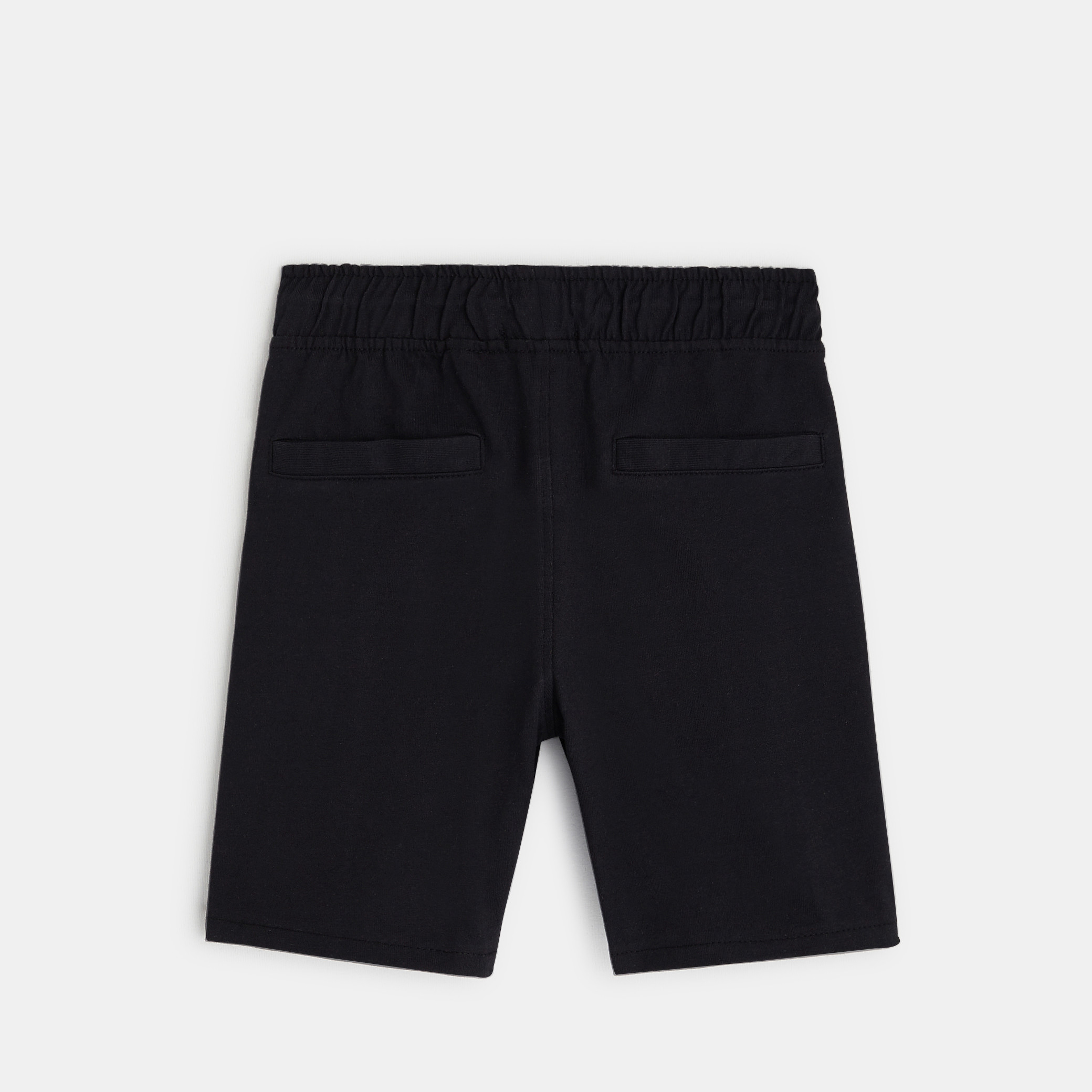 Bermuda en coton bleu garçon - Noir