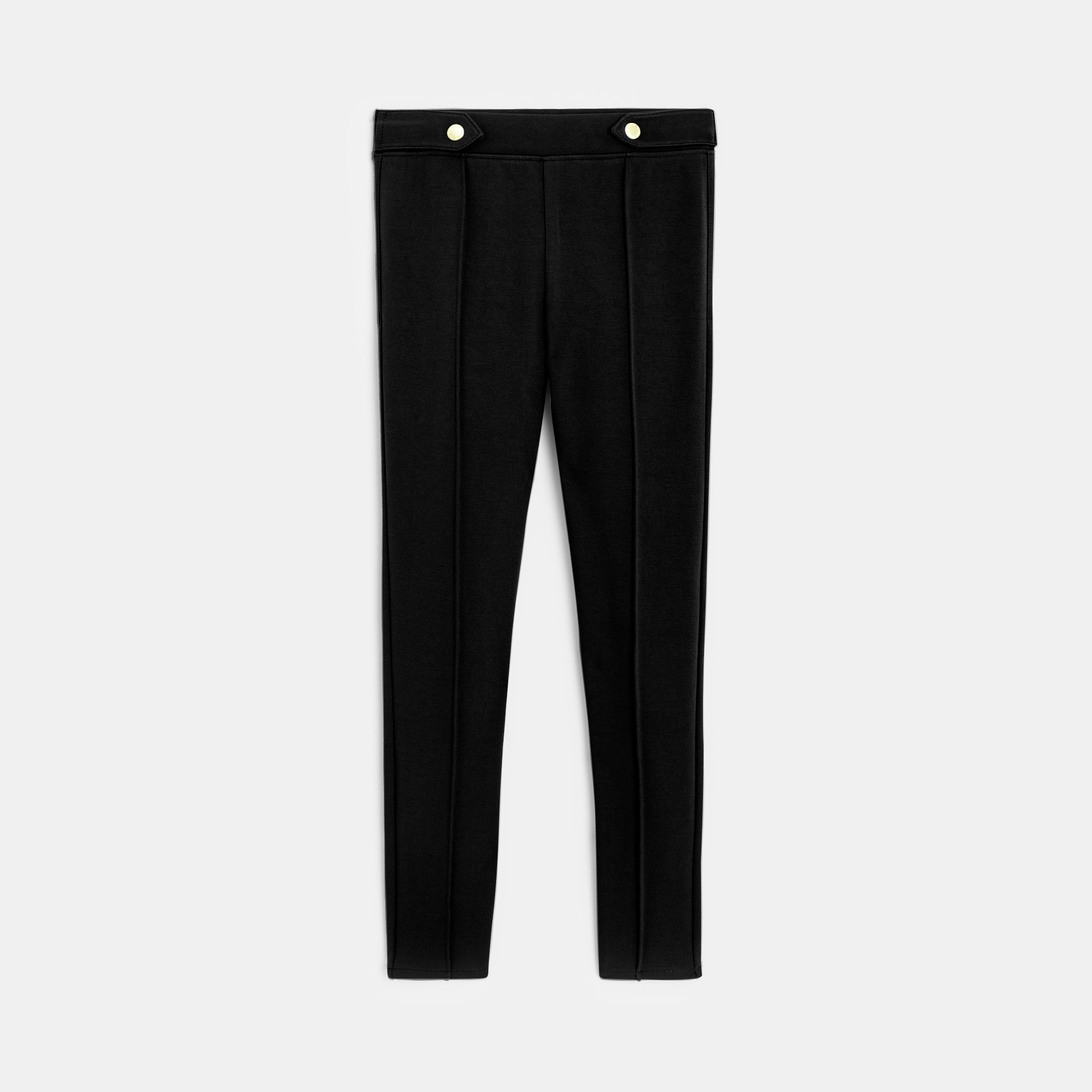 Jegging chic en jersey Milano noir fille - Noir