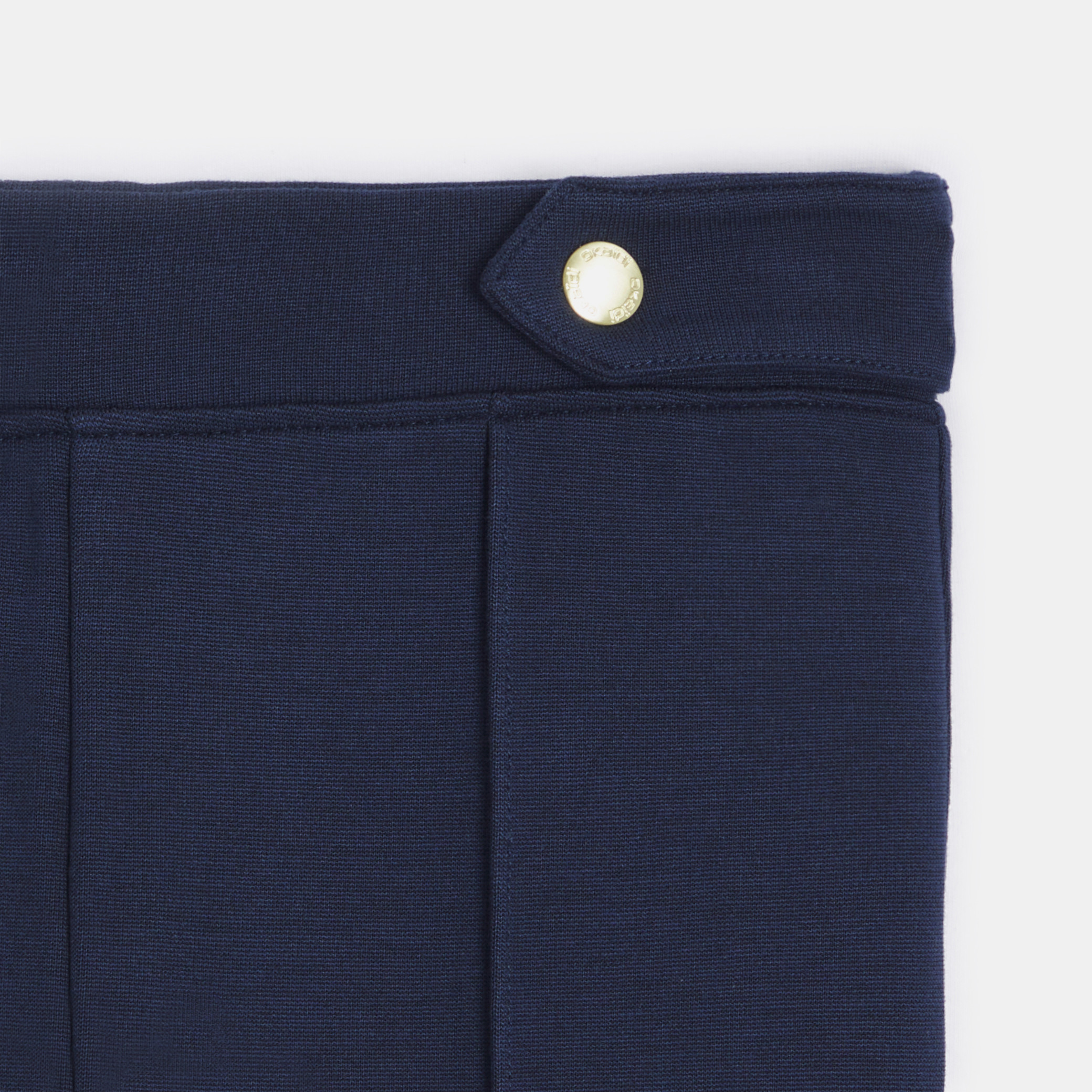 Jegging chic en jersey Milano noir fille - Bleu navy