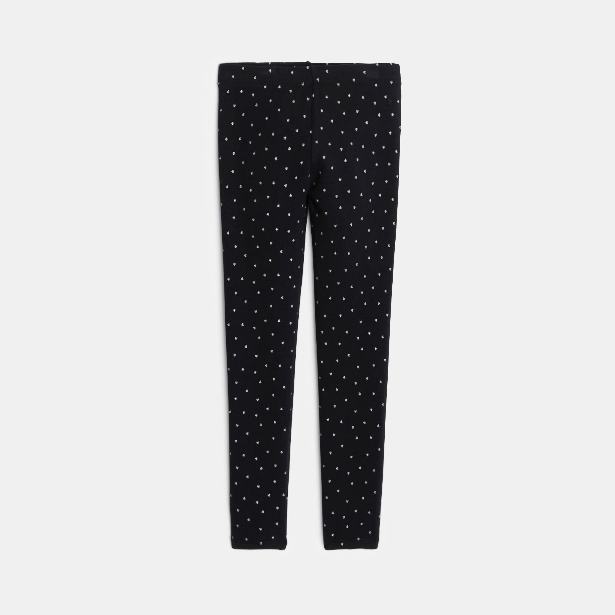 Legging chaud imprimé noir Fille - Imprimé noir