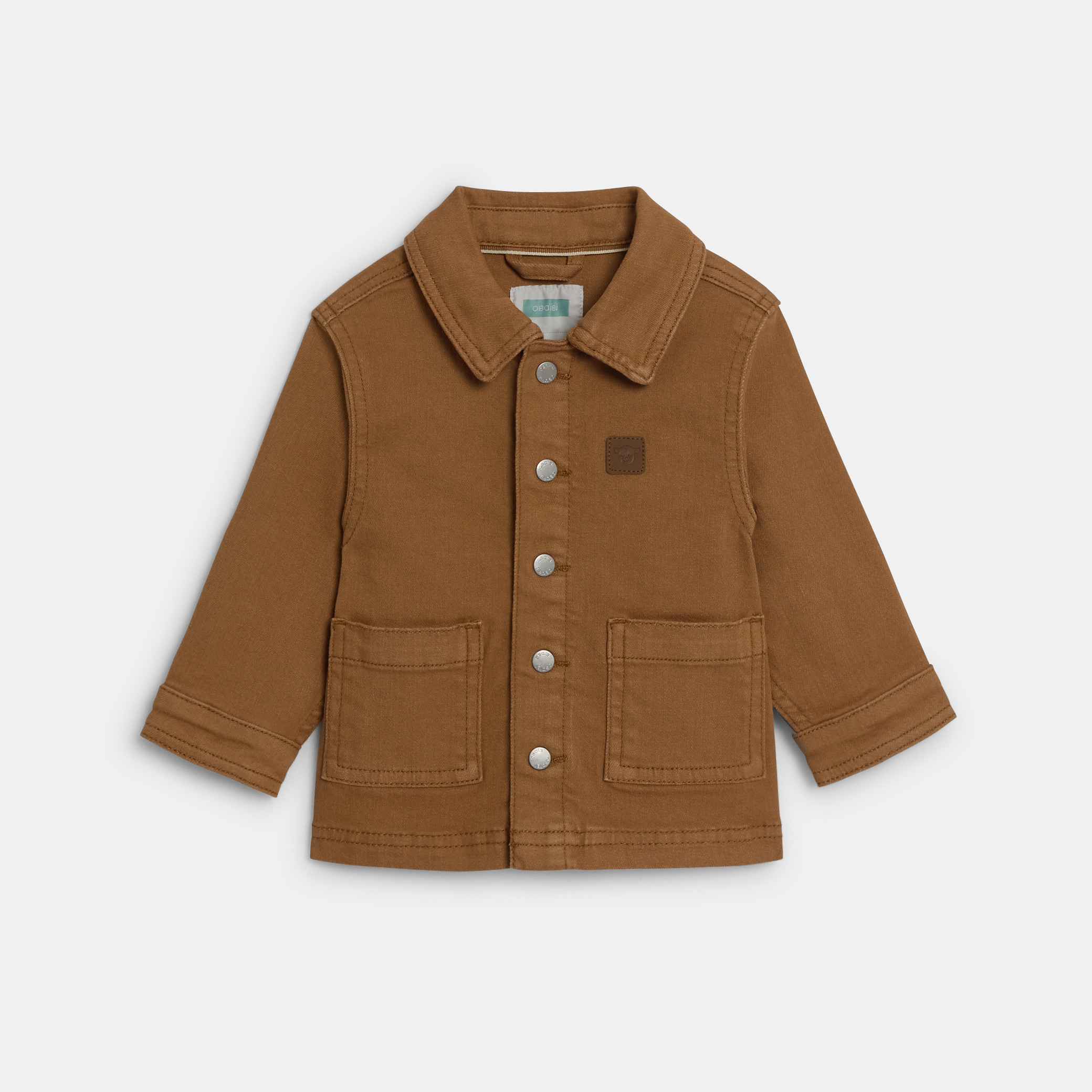 Veste workwear marron bébé garçon - Marron Sienne