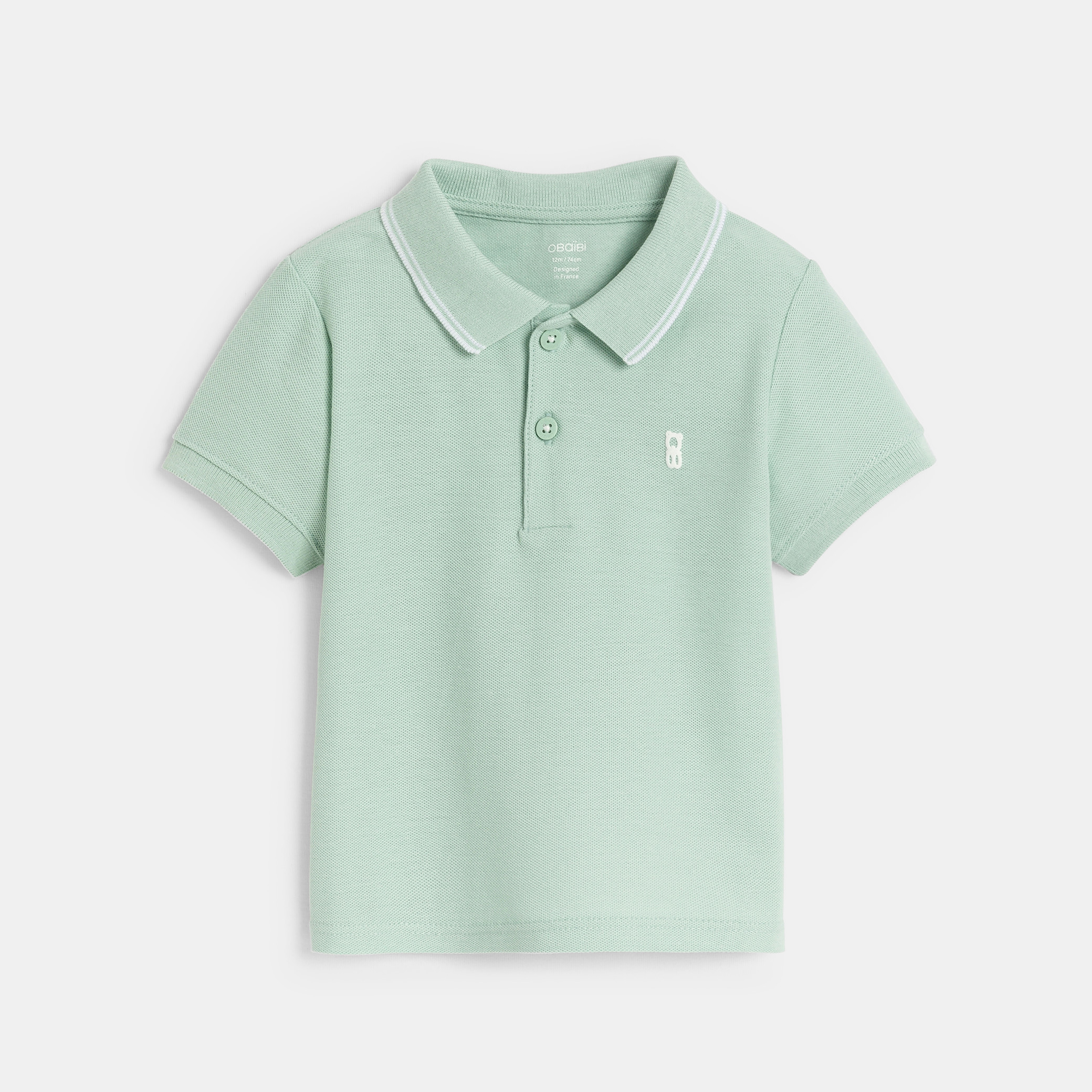 Polo bleu bébé garçon - Vert Tres Clair