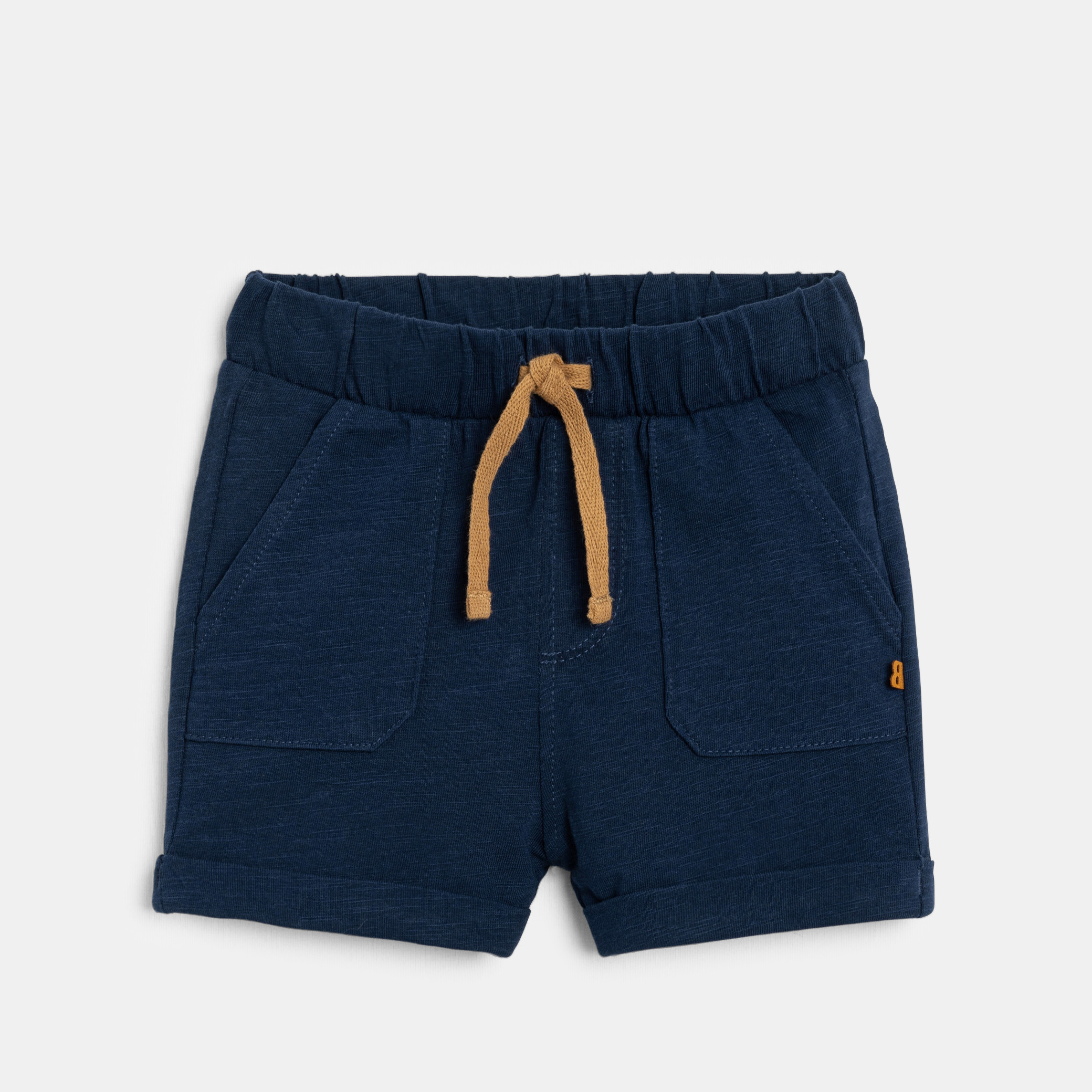 Short jaune bébé garçon - Bleu foncé
