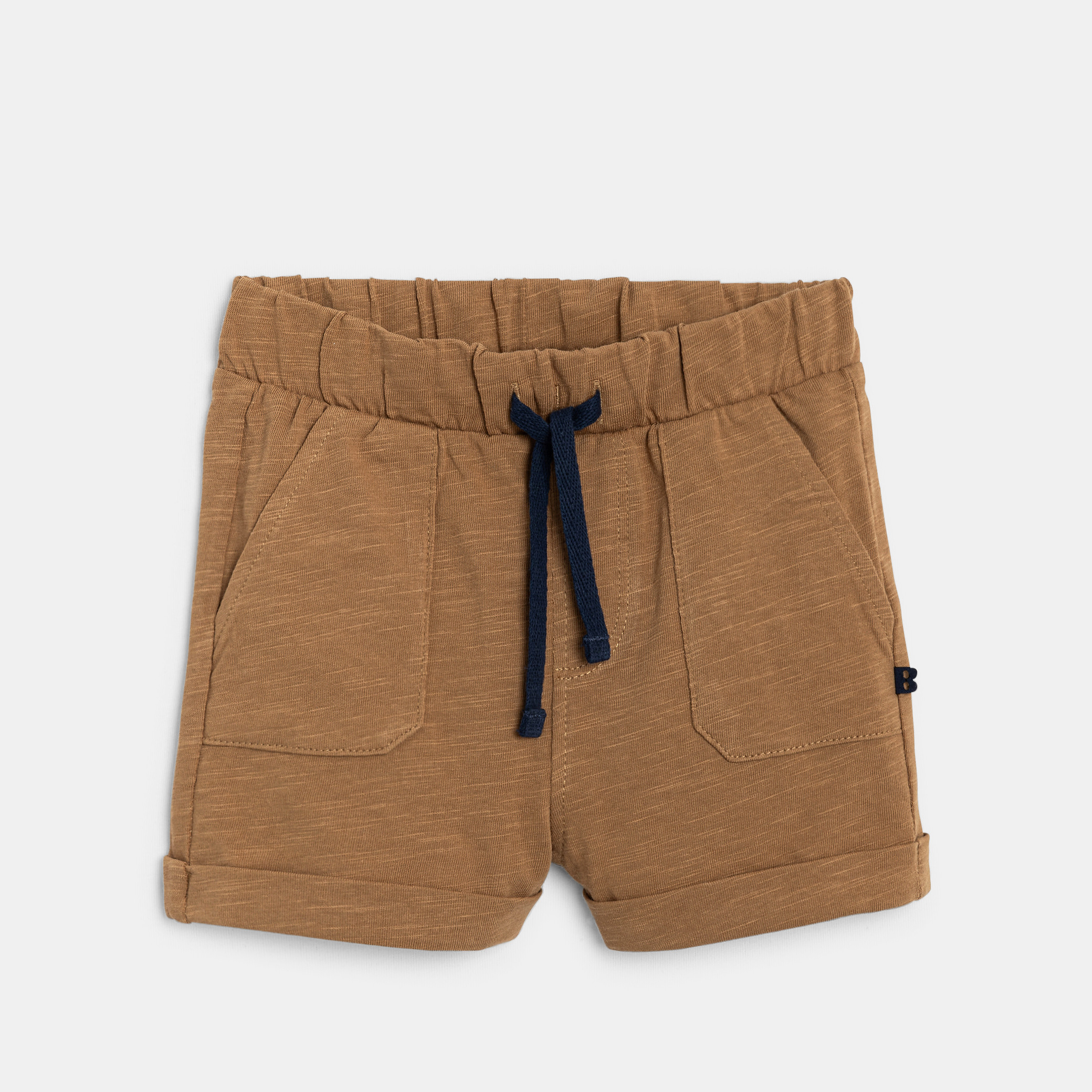 Short jaune bébé garçon - Marron Sienne