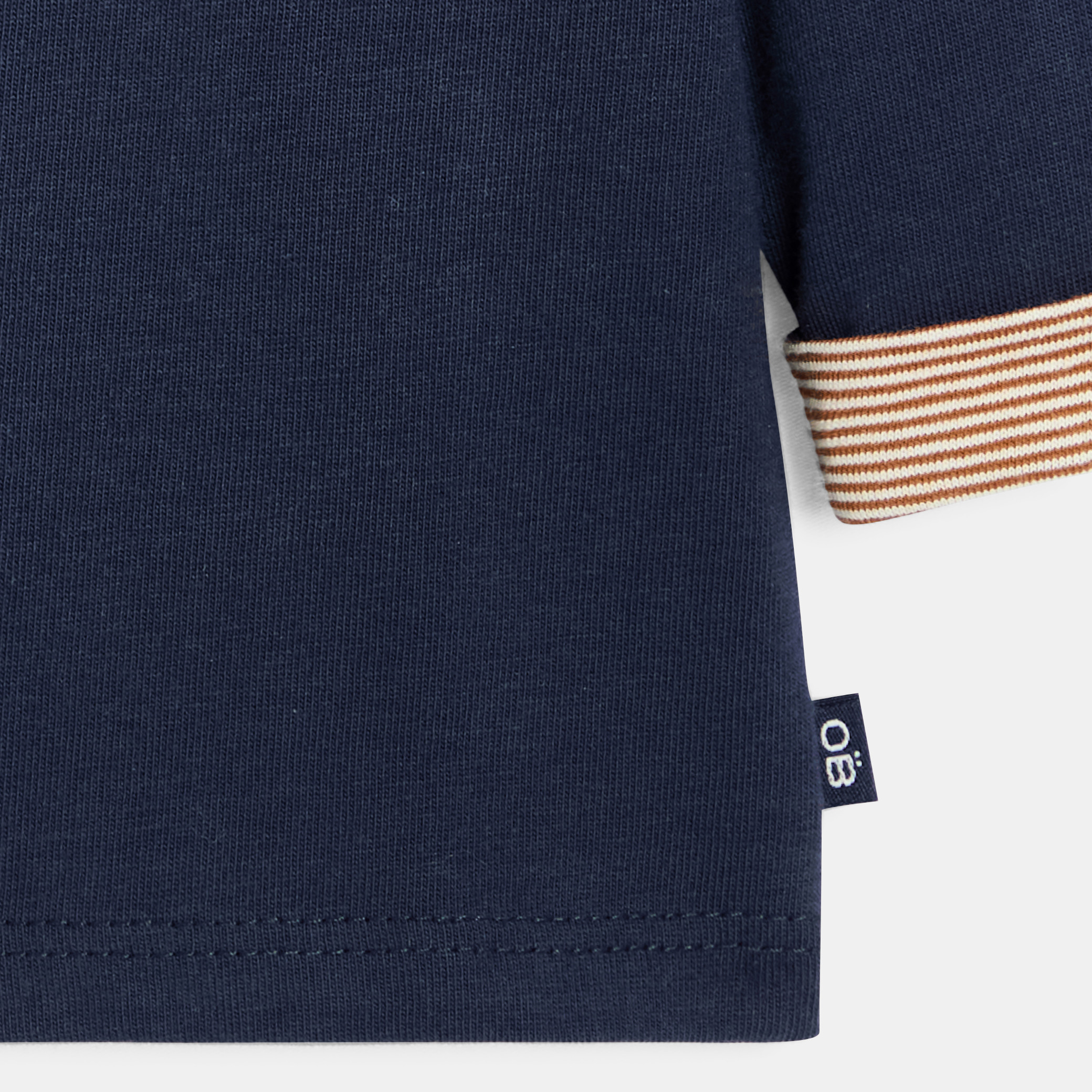 T-shirt animal bleu bébé garçon - Bleu navy