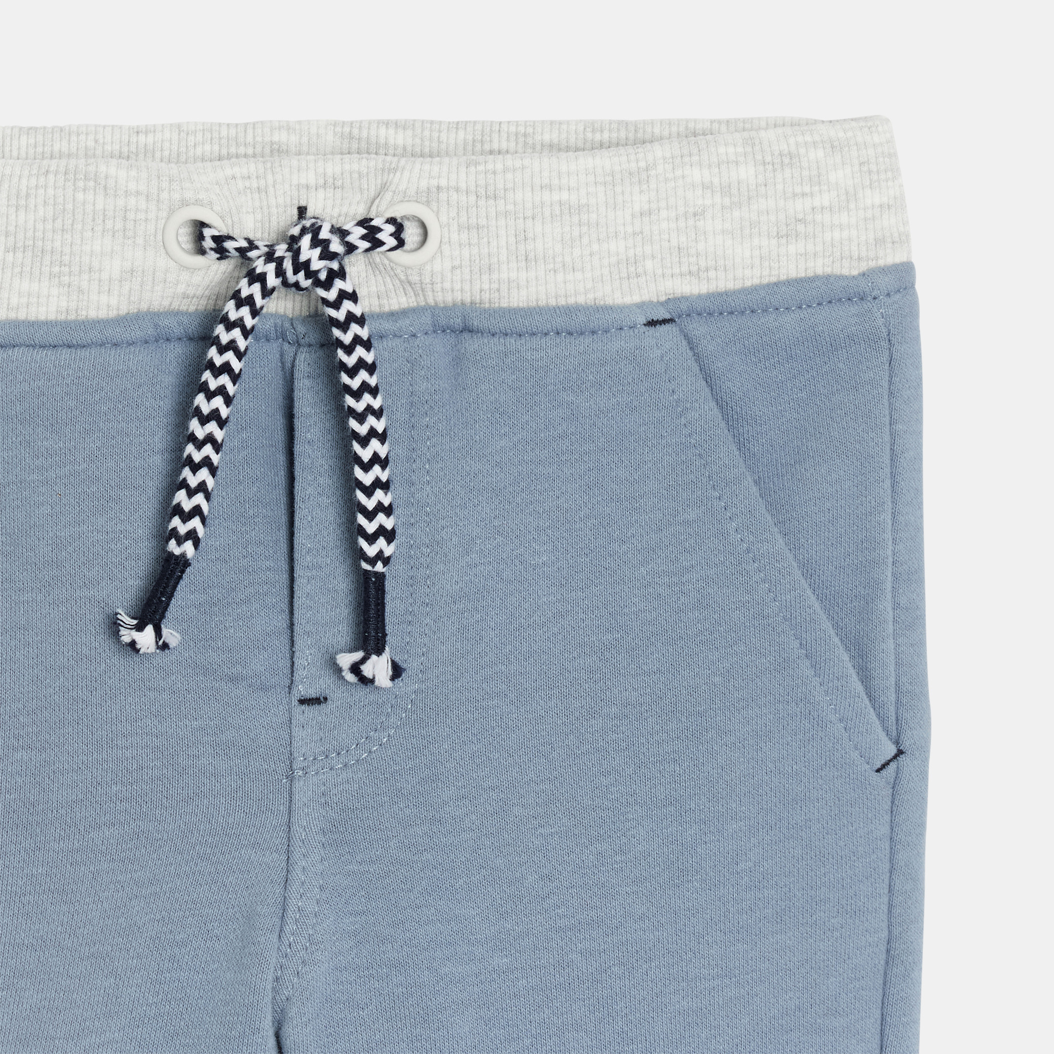 Pantalon jogging vert bébé garçon - Bleu horizon