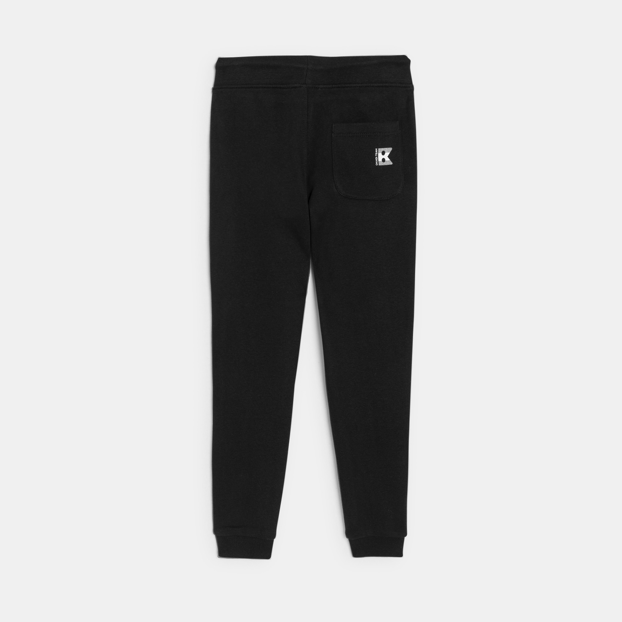 Jogging gris chiné garçon - Noir