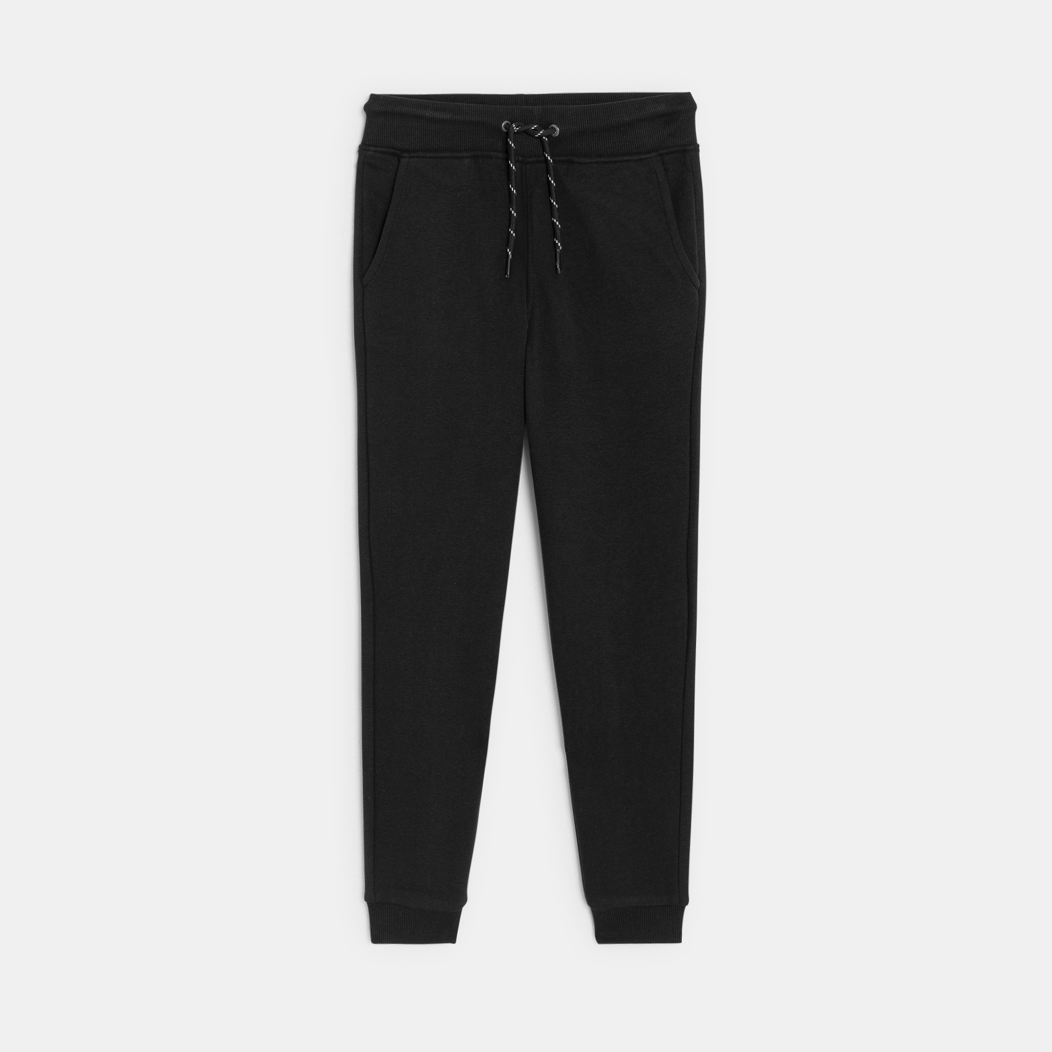 Jogging gris chiné garçon - Noir