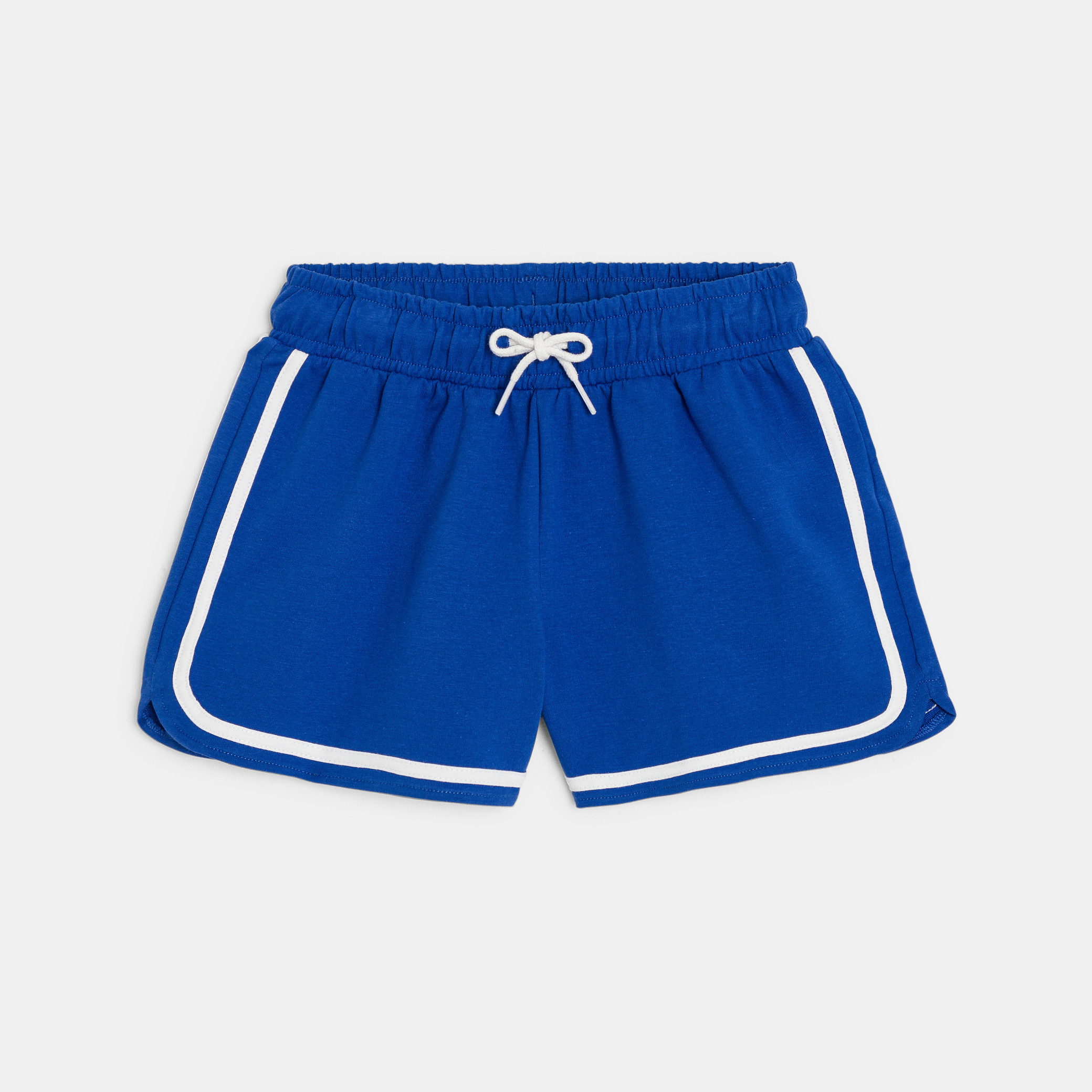 Short molleton léger rose fille - Indigo Moyen Fonce