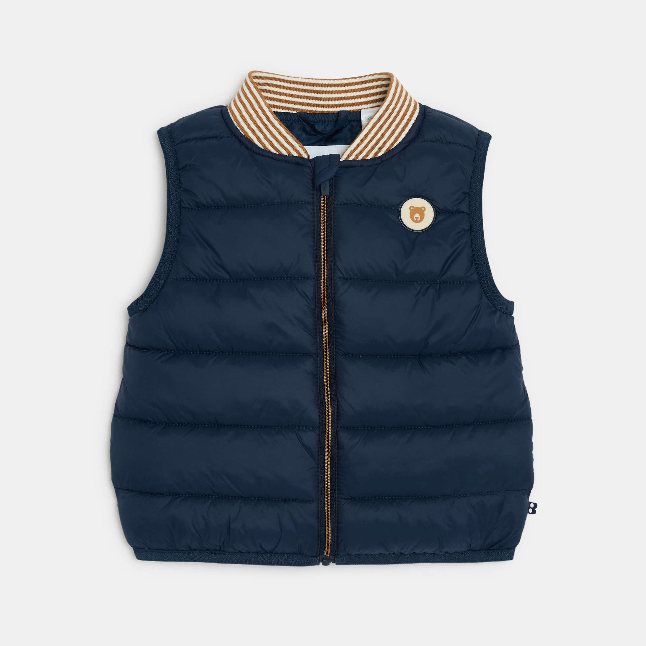 Doudoune light sans manches bleu marine bébé garçon - Bleu navy