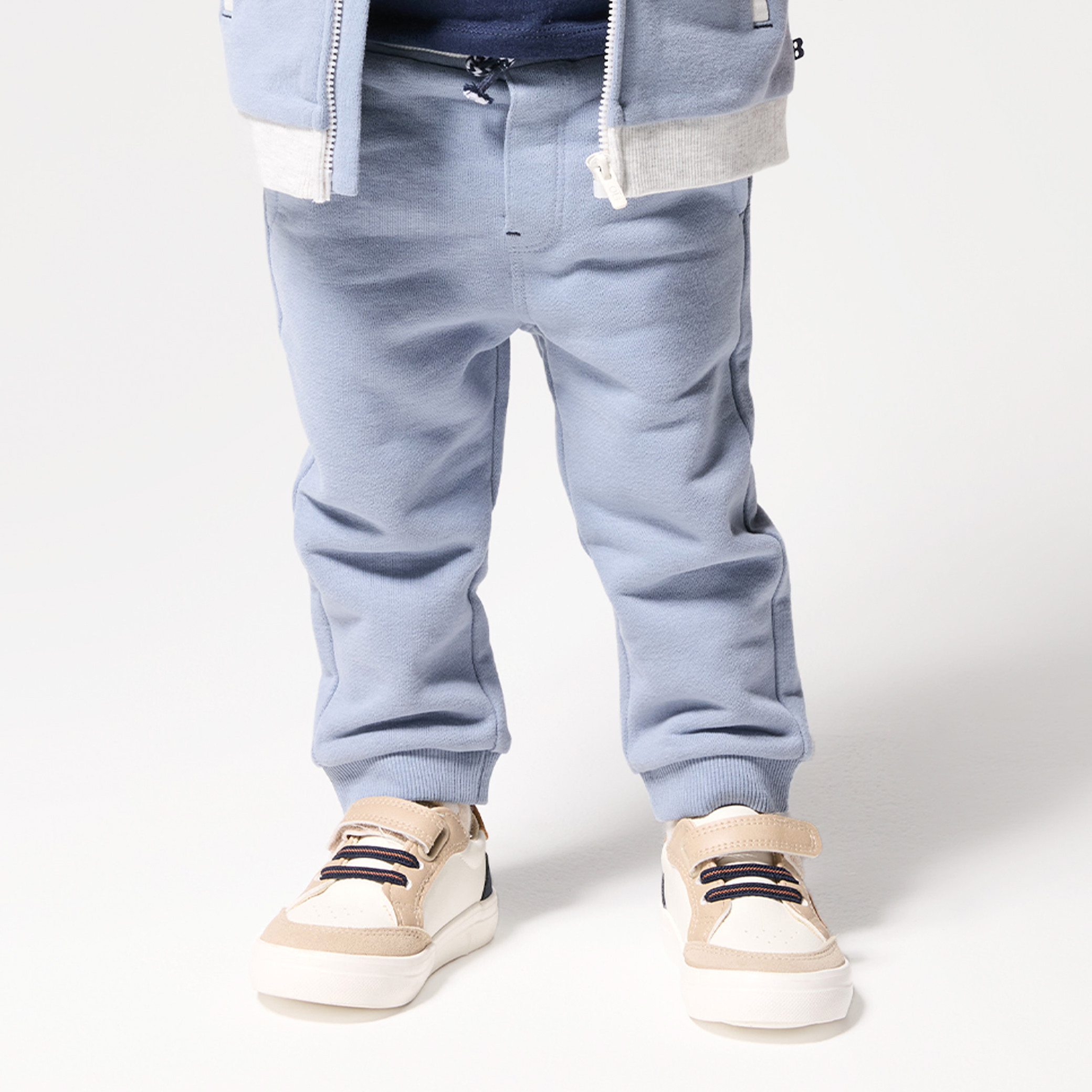 Pantalon jogging vert bébé garçon - Bleu horizon
