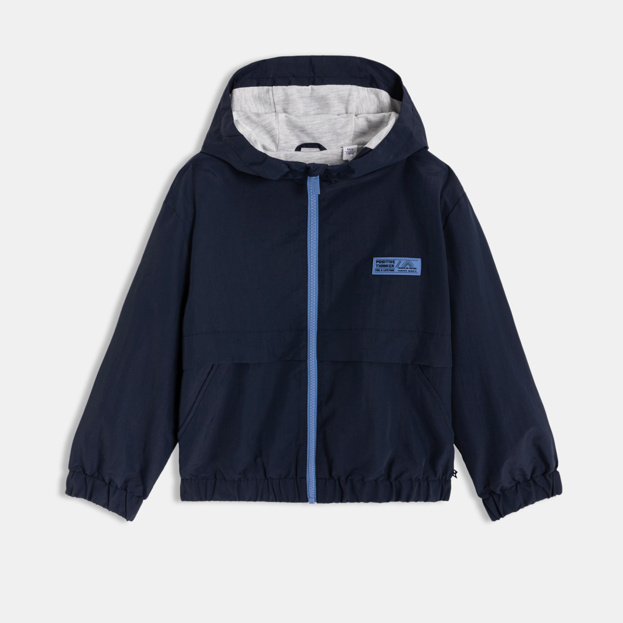 Blouson coupe-vent déperlant bleu Garçon - Bleu navy