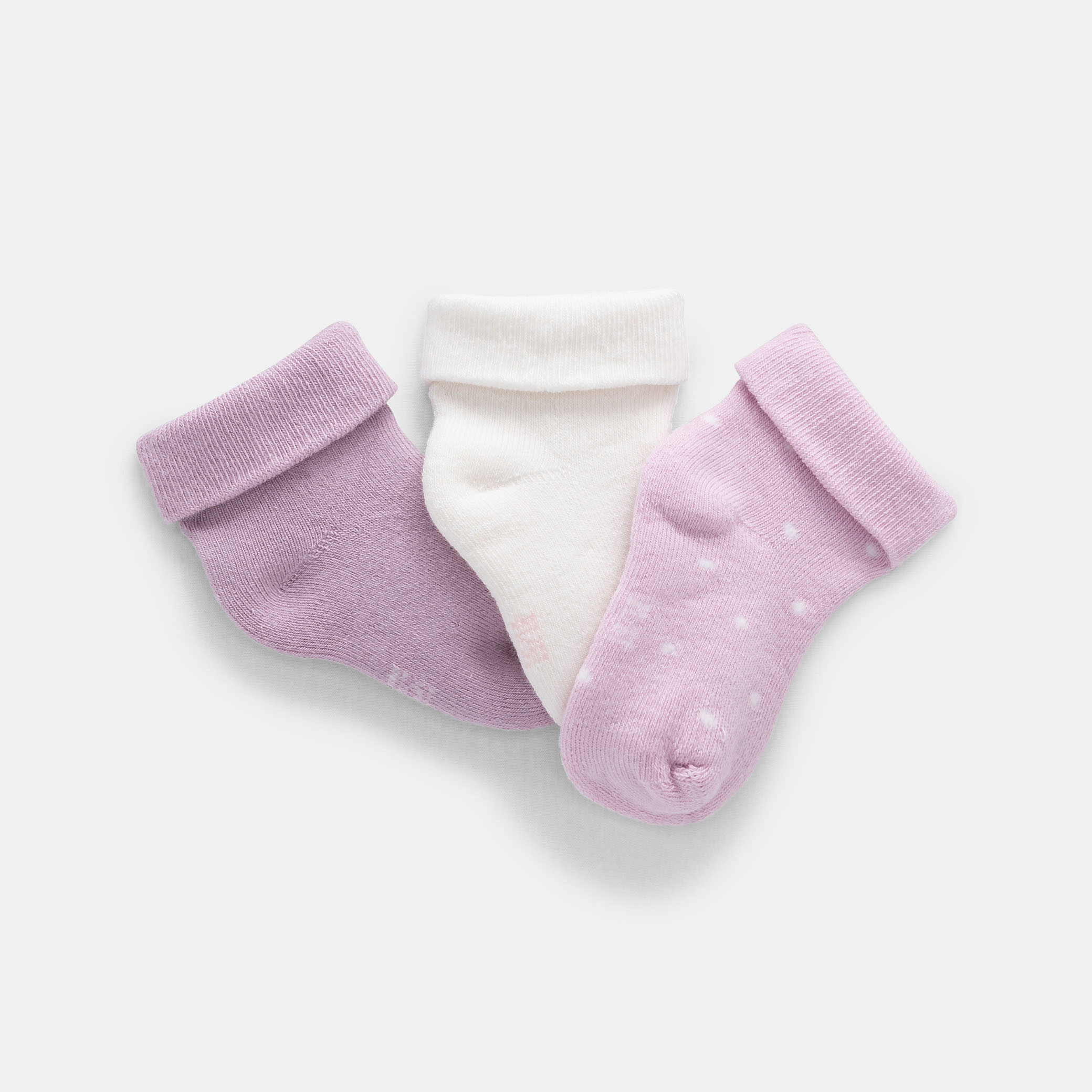 Lot de chaussettes roses bébé fille - Default