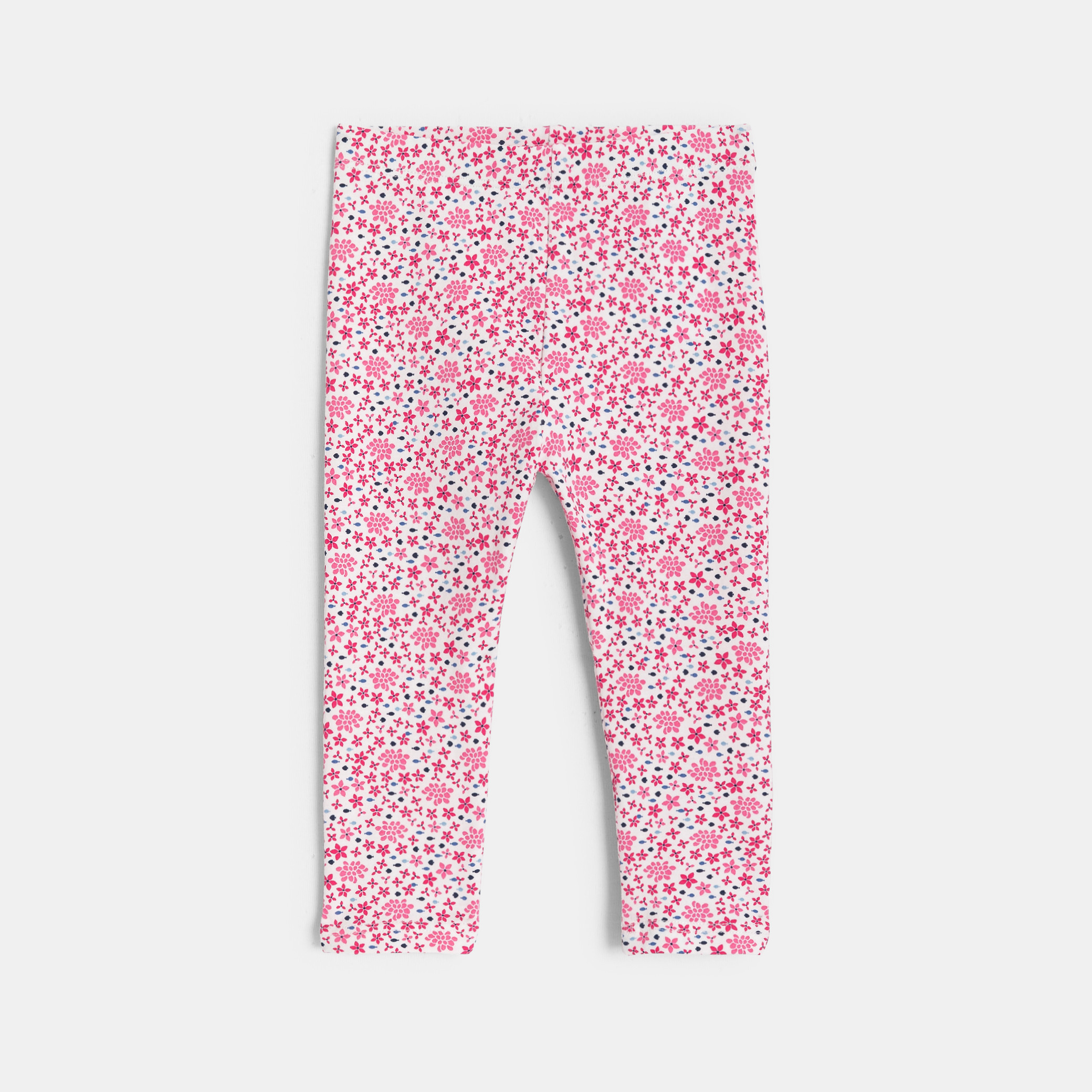 Legging fruits rose bébé fille - Imprimé rose