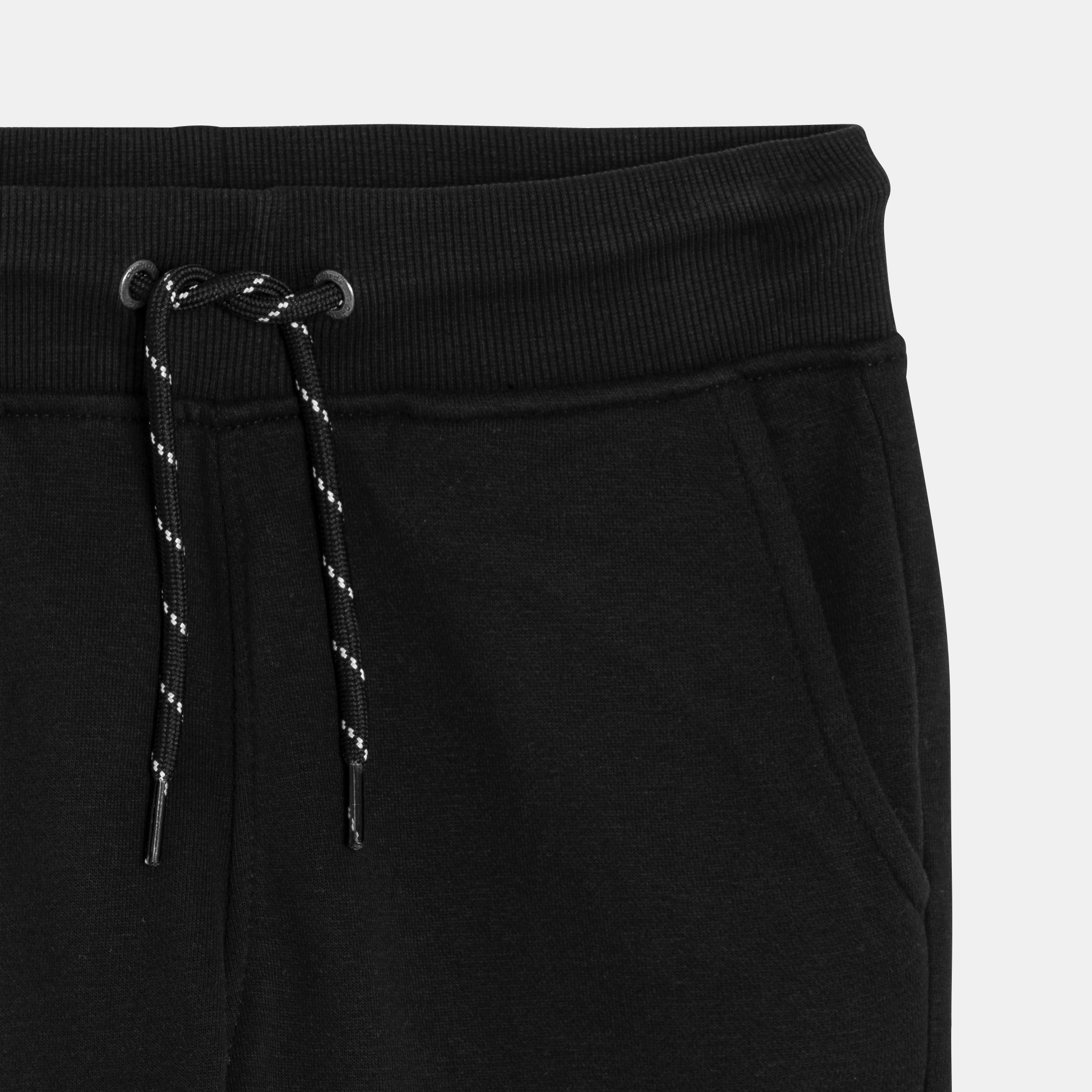Jogging gris chiné garçon - Noir