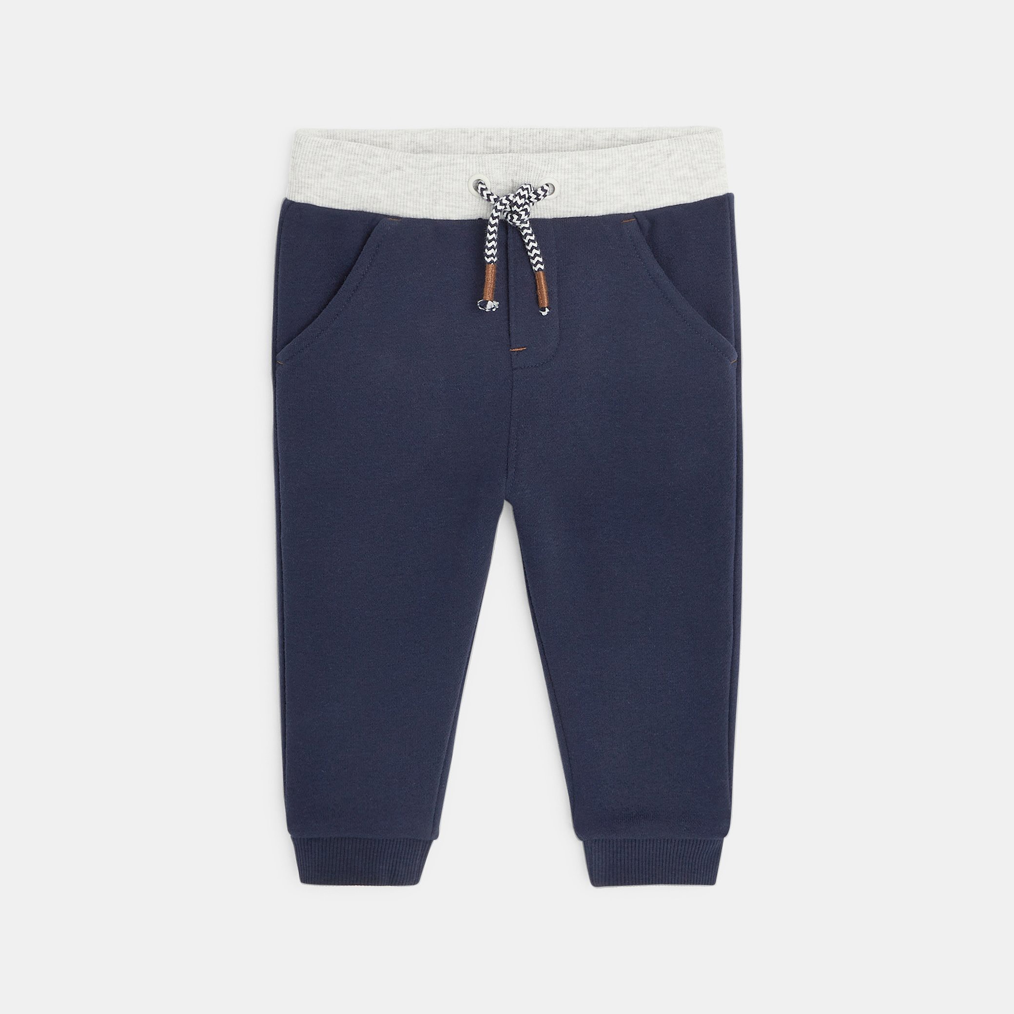 Pantalon jogging vert bébé garçon - Bleu navy