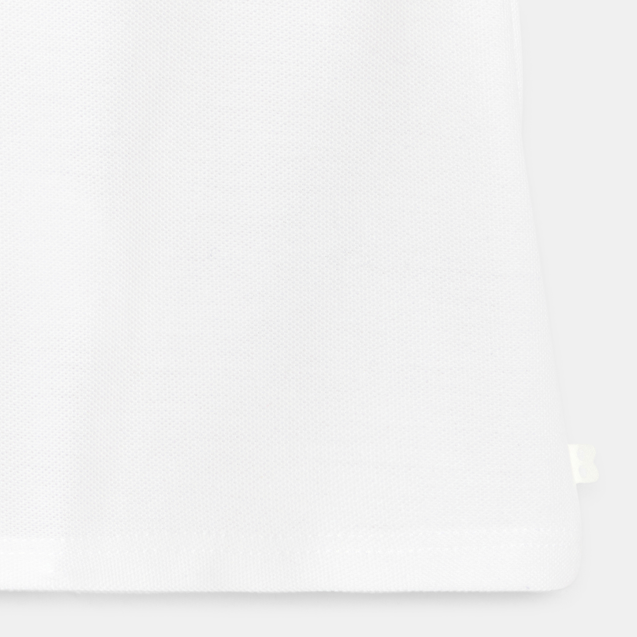 Polo tunisien maille piquée à poche blanc bébé garçon - Blanc