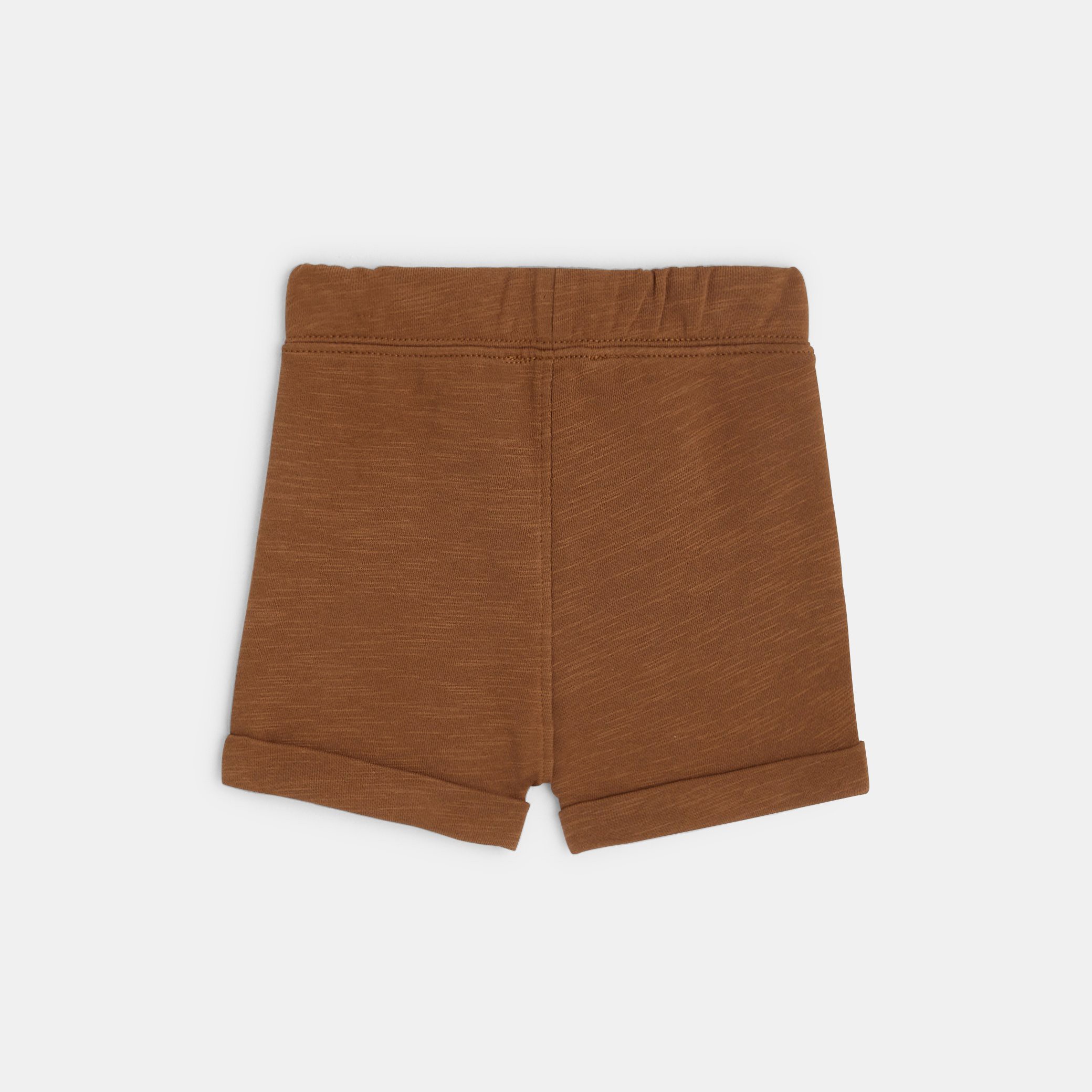 Short molleton beige bébé garçon - Marron Castor