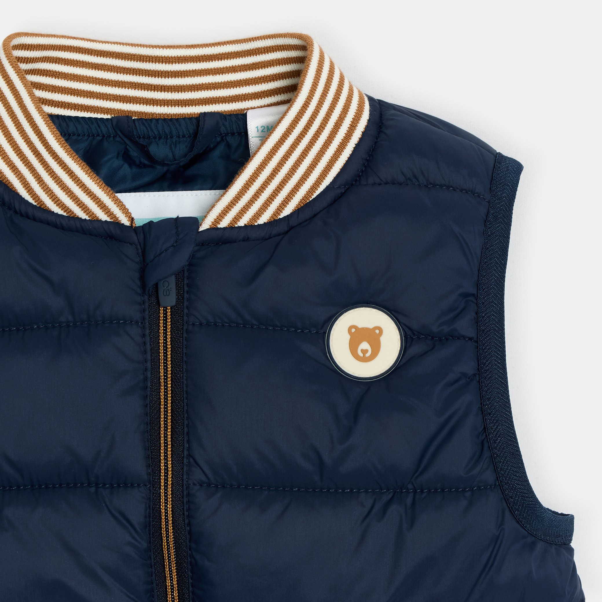 Doudoune light sans manches bleu marine bébé garçon - Bleu navy