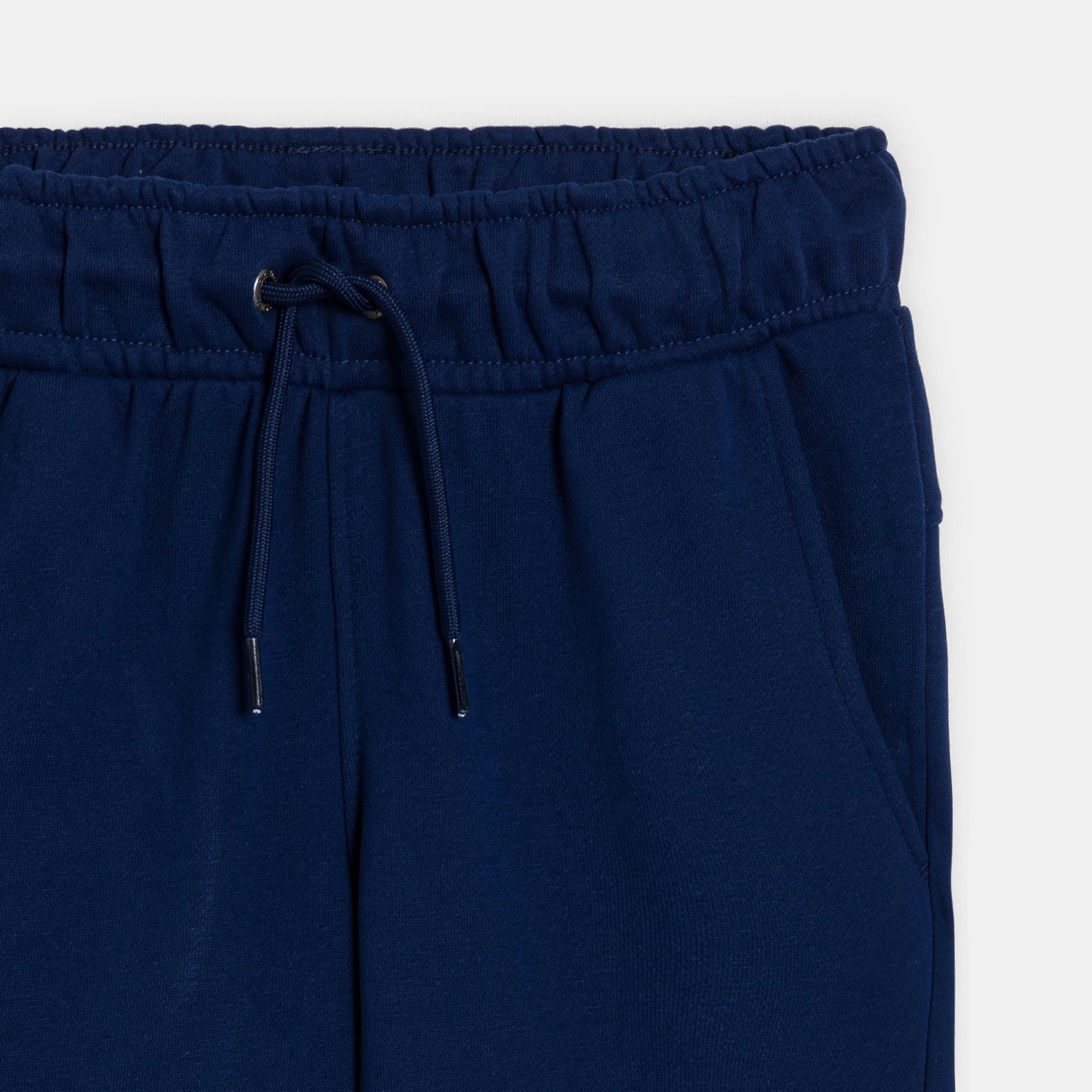 Pantalon de jogging cargo uni Fille - Indigo Fonce