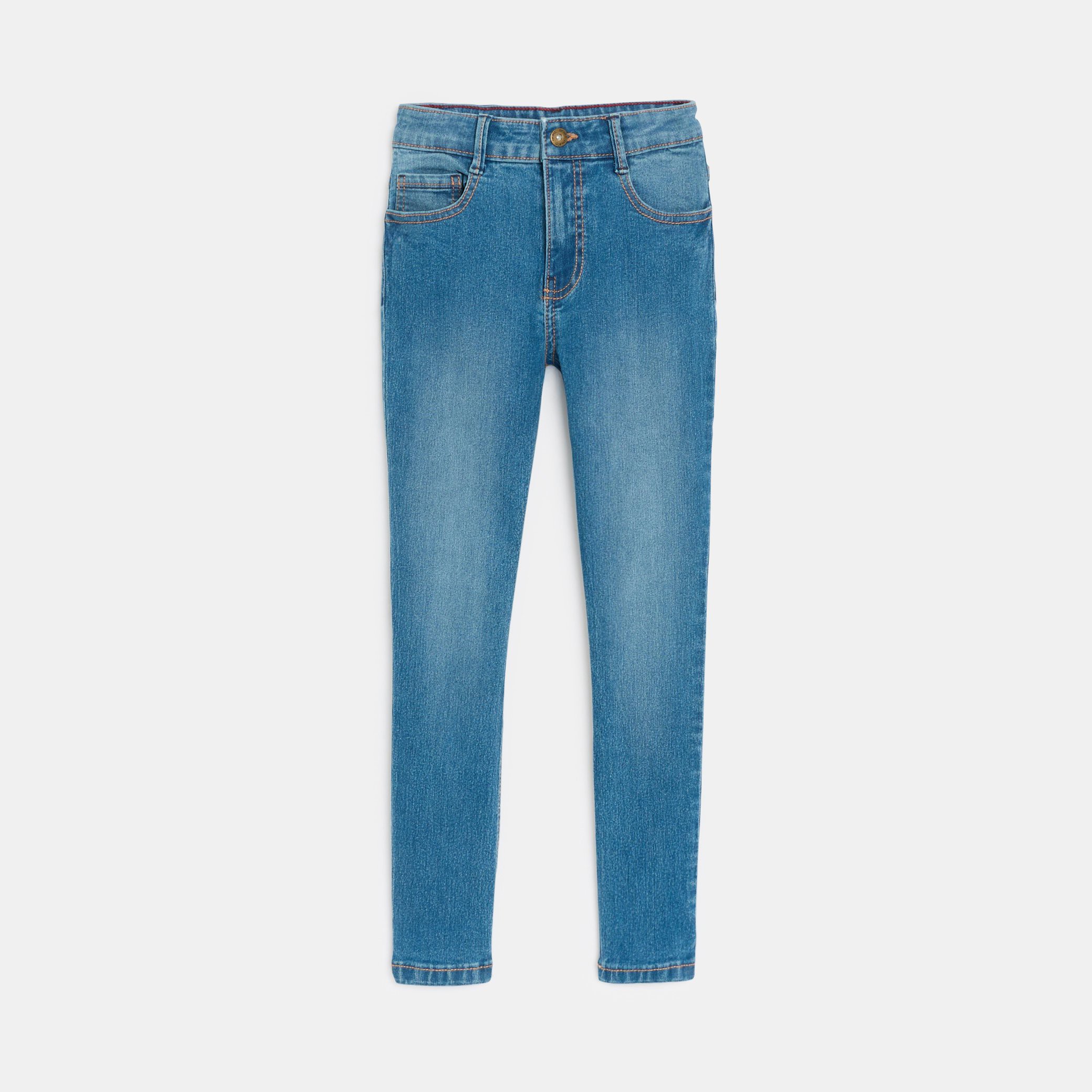Jean skinny bleu Garçon - Denim bleu stone