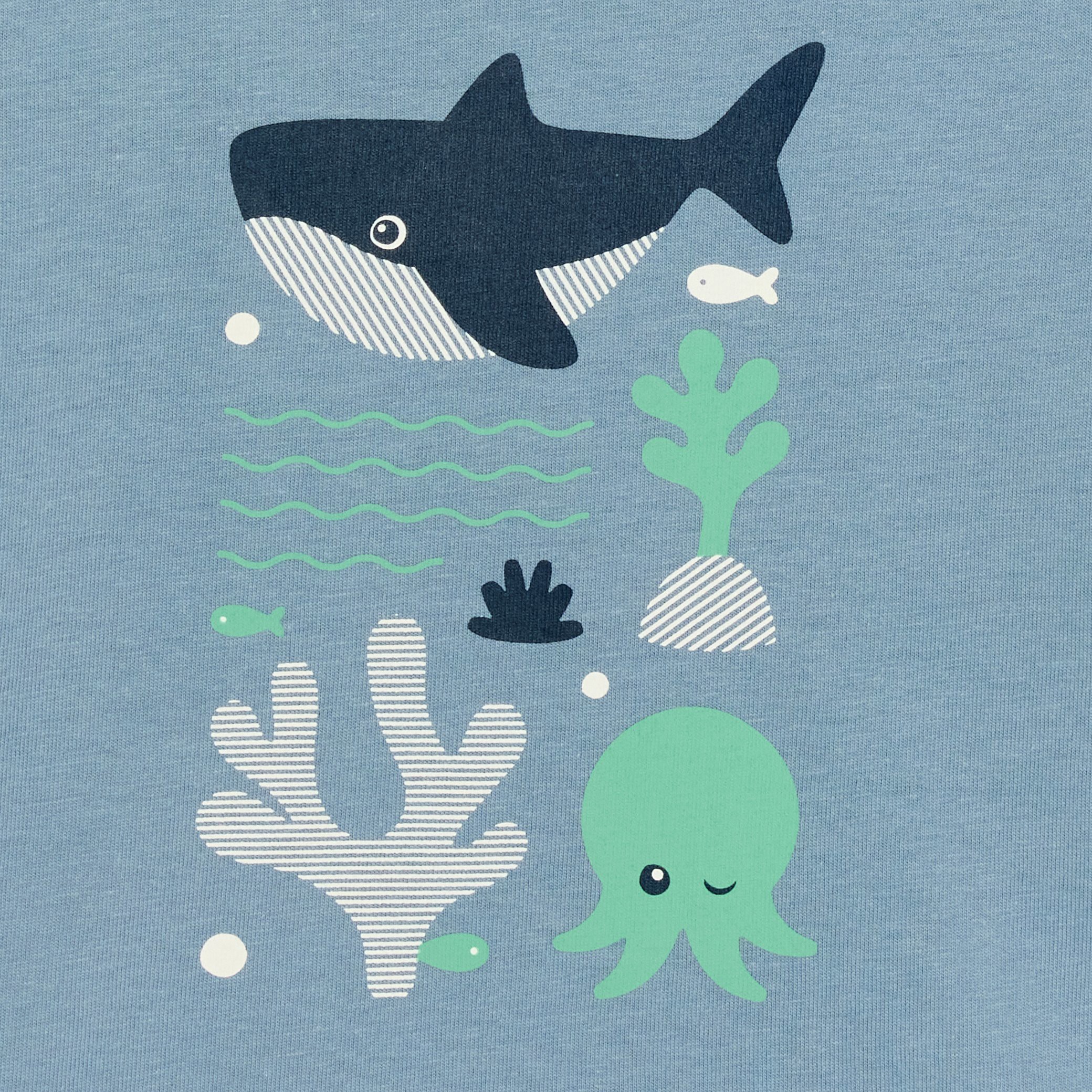 T-shirt marin bébé garçon bleu - Bleu horizon