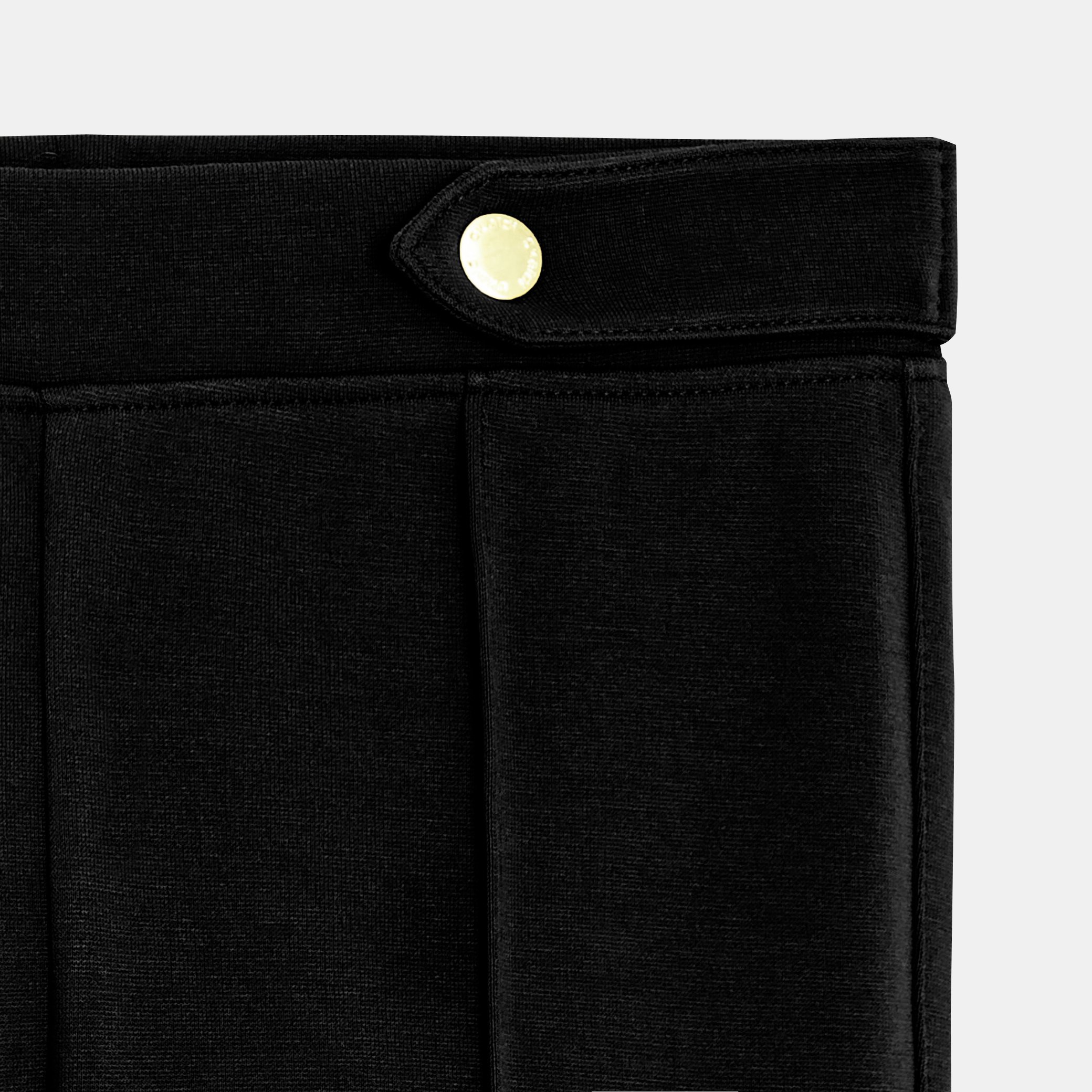 Jegging chic en jersey Milano noir fille - Noir