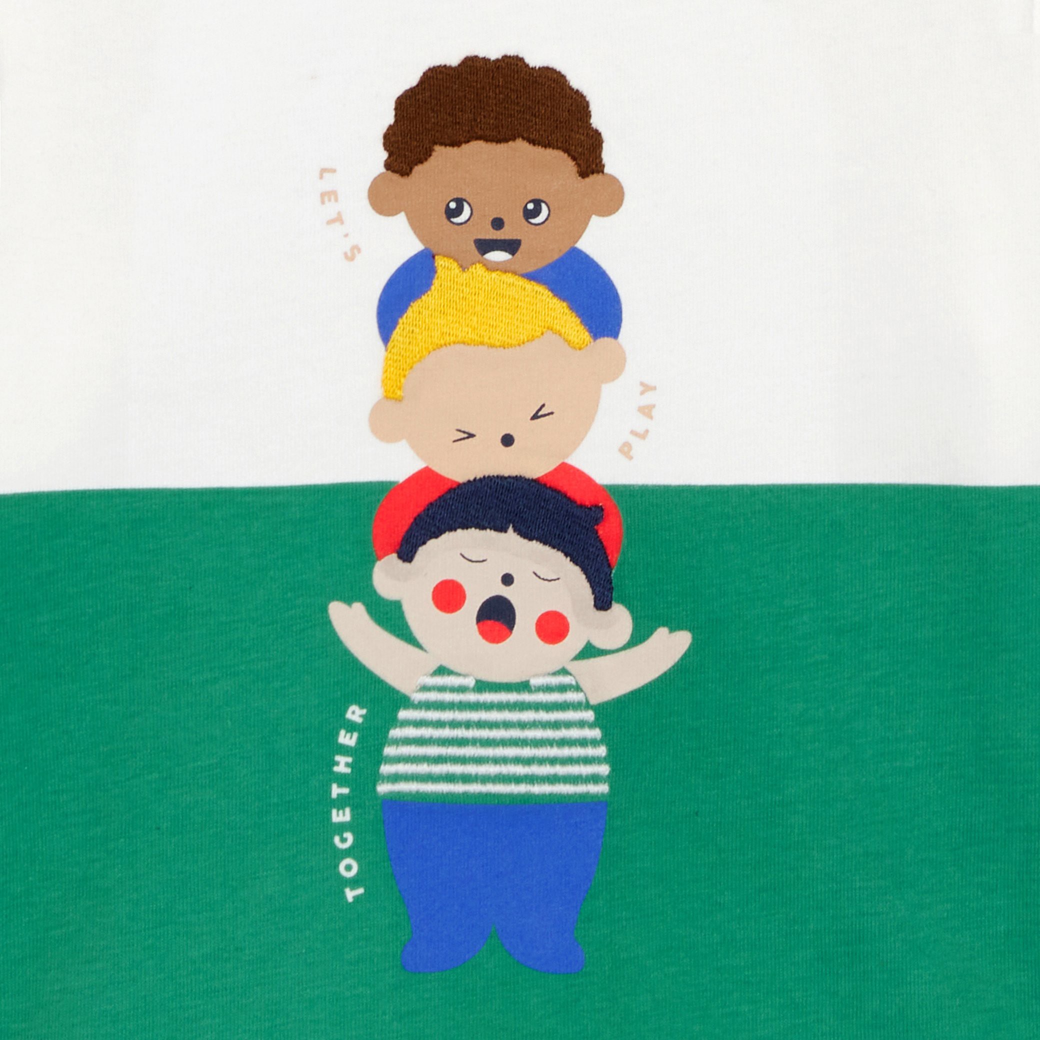 T-shirt vert bébé garçon - Vert trèfle