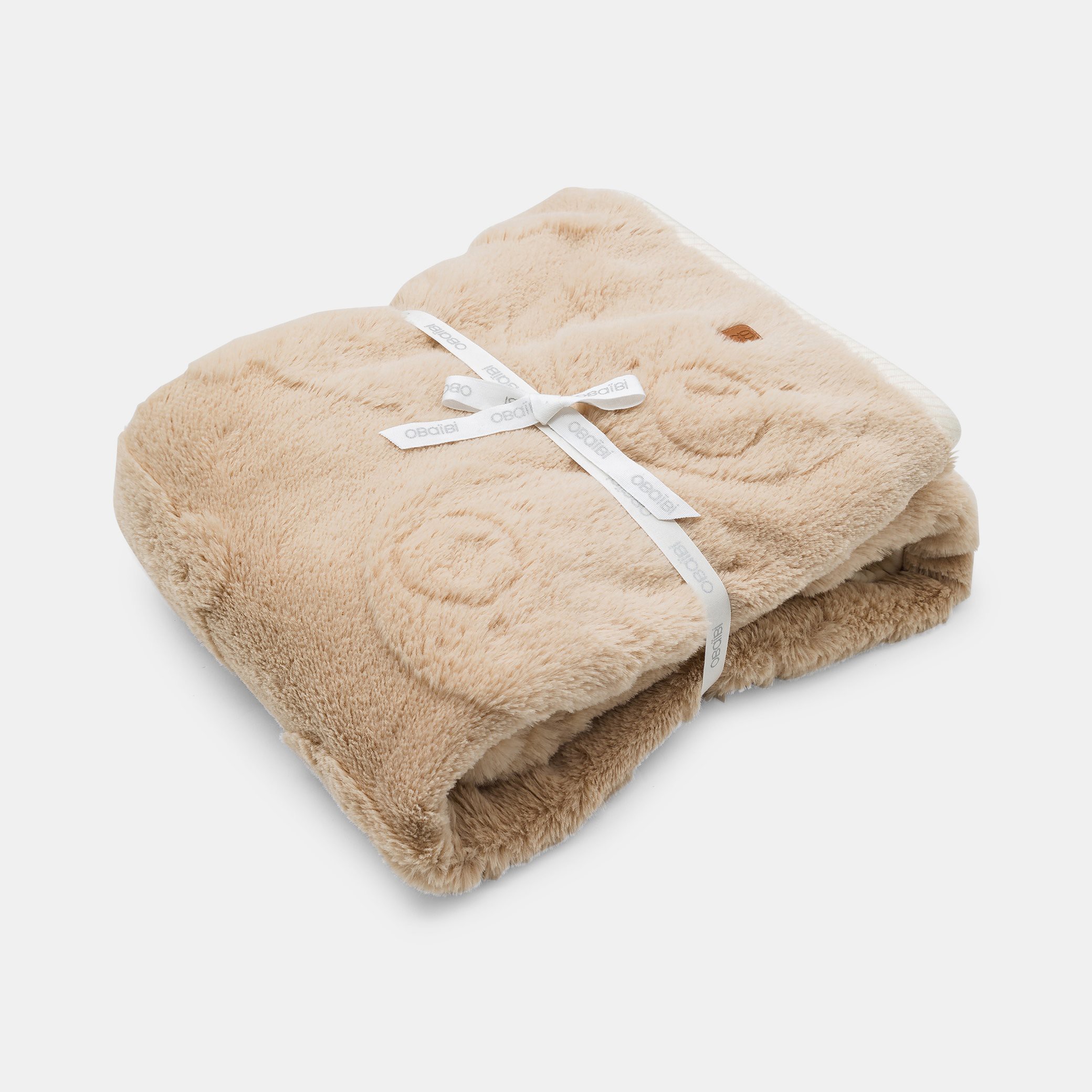 Couverture réversible mixte bébé - Blanc écru