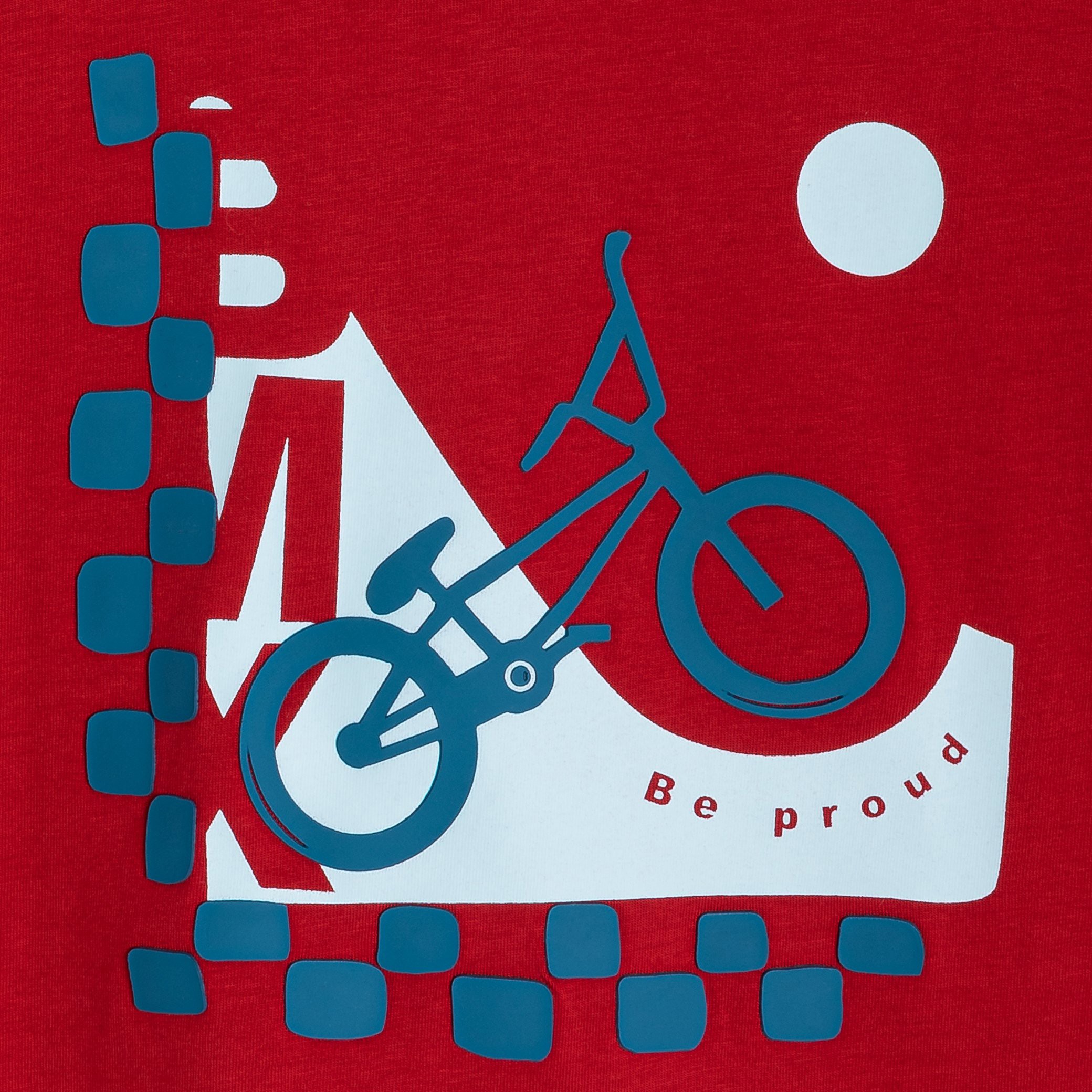 T-shirt manches longues skate gris garçon - Rouge Vermeil