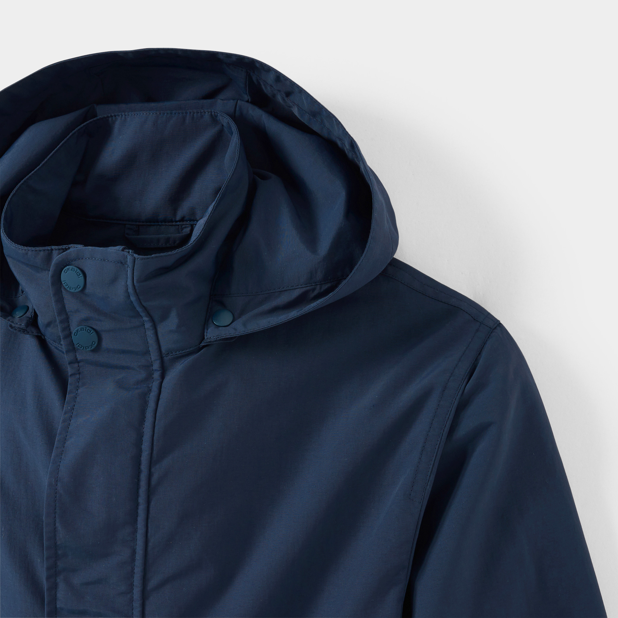 Parka à capuche bleu marine fille - Bleu navy