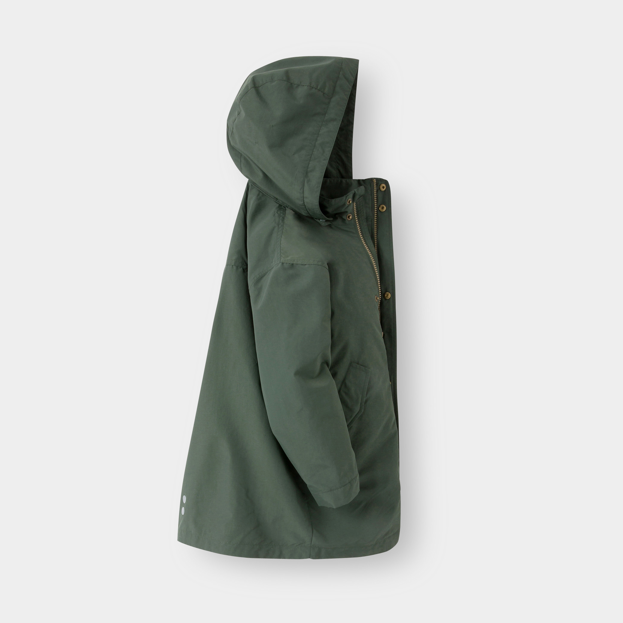 Parka à capuche vert kaki garçon - Vert Avocat