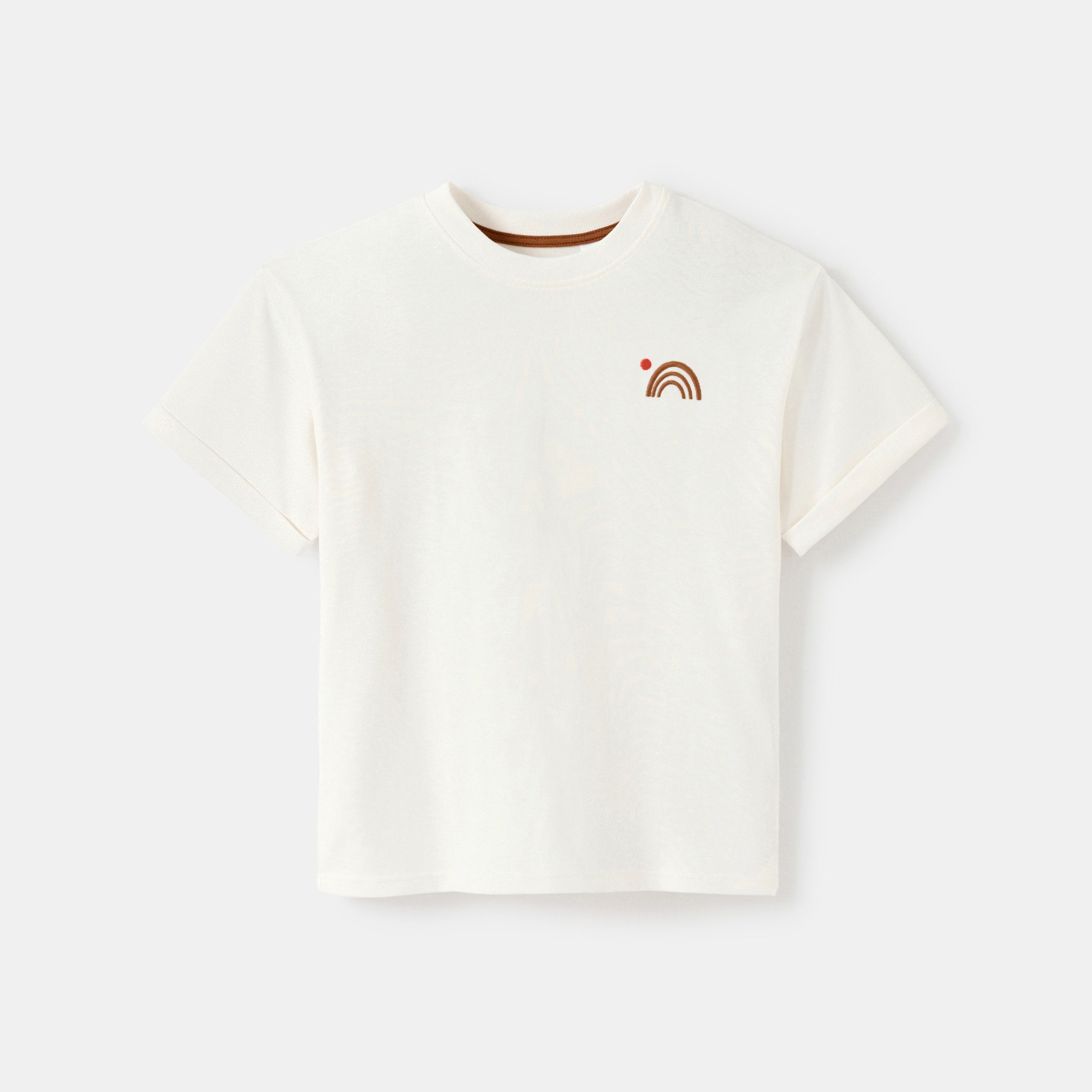 T-shirt jersey blanc garçon - Blanc Meringue