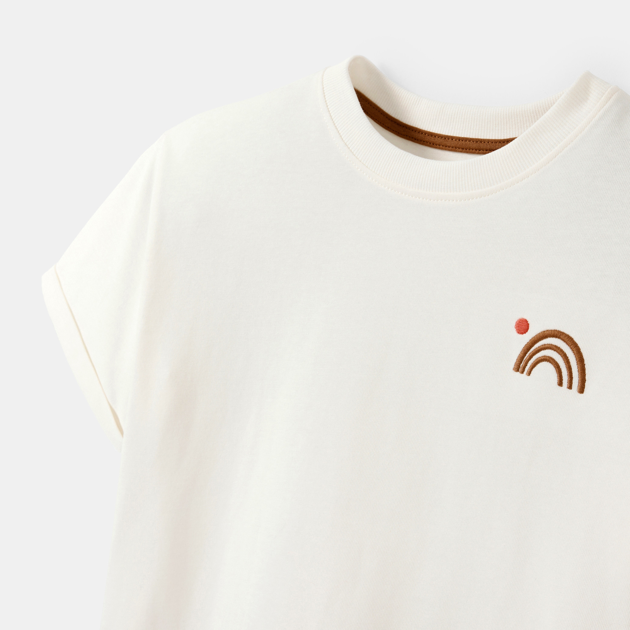 T-shirt jersey blanc garçon - Blanc Meringue