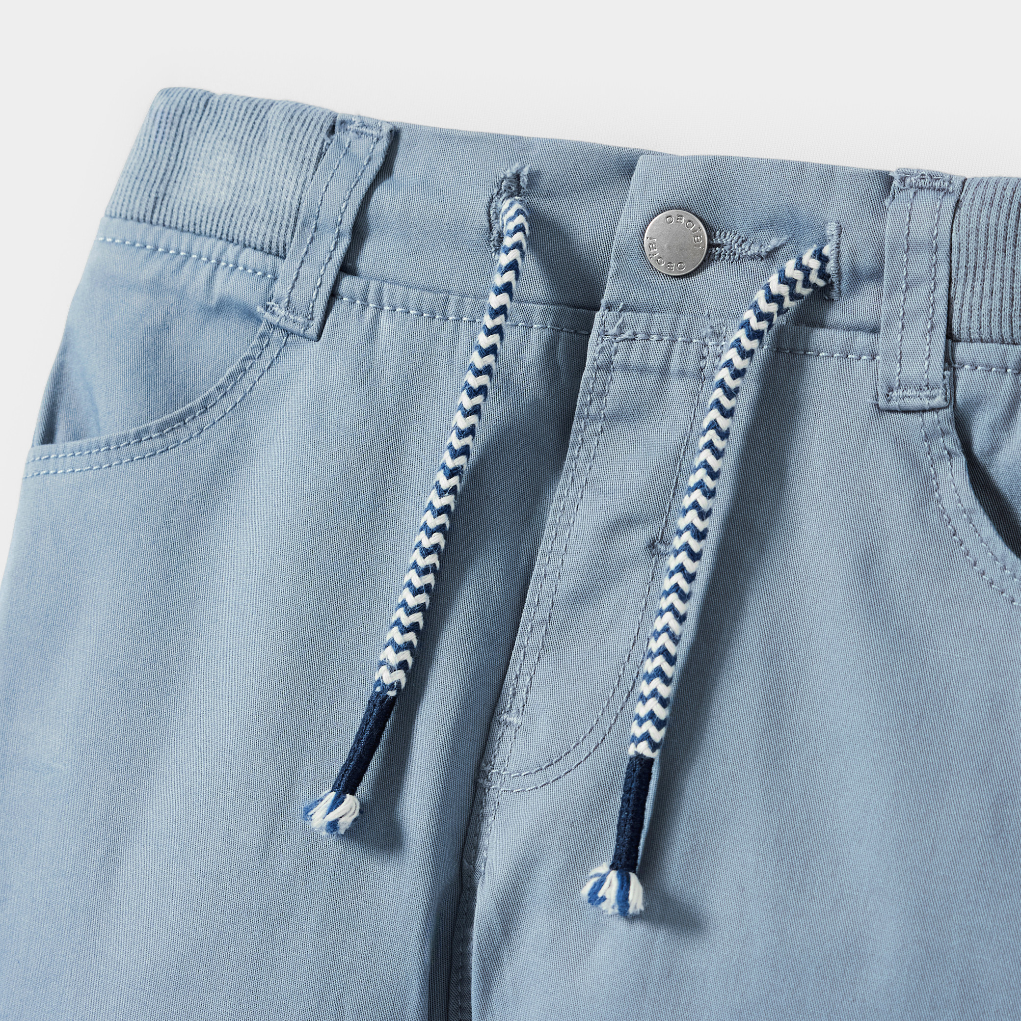 Pantalon bleu bébé garçon - Bleu horizon