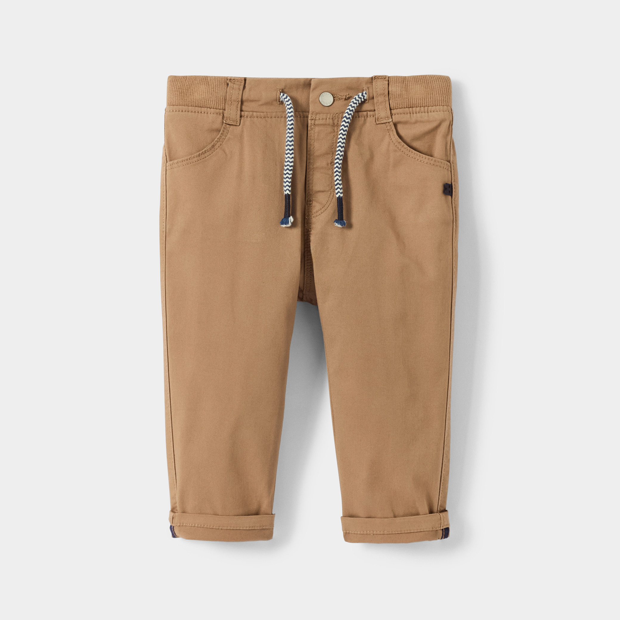 Pantalon marron bébé garçon - Marron Sienne
