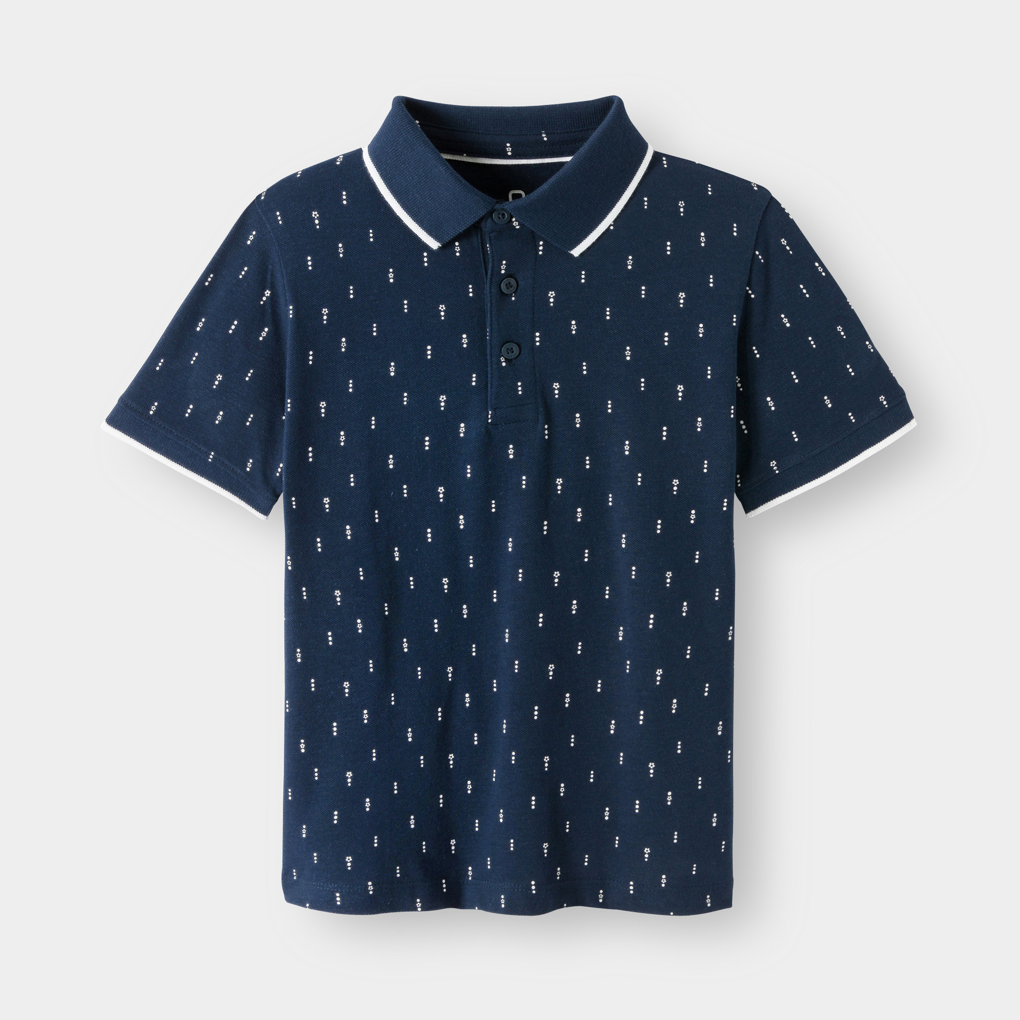 Polo bleu garçon - Bleu navy