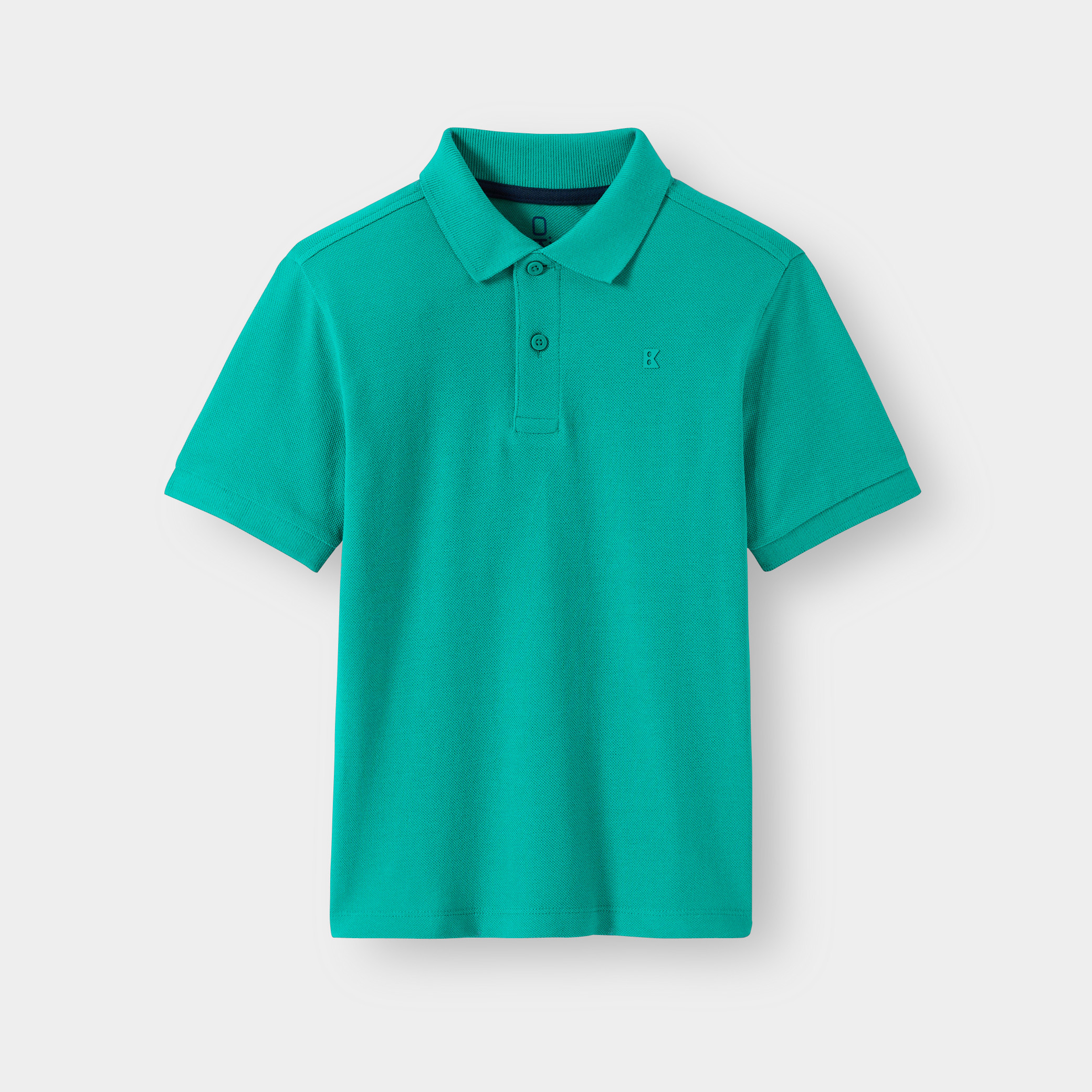 Polo bleu chardon garçon - Vert Empire