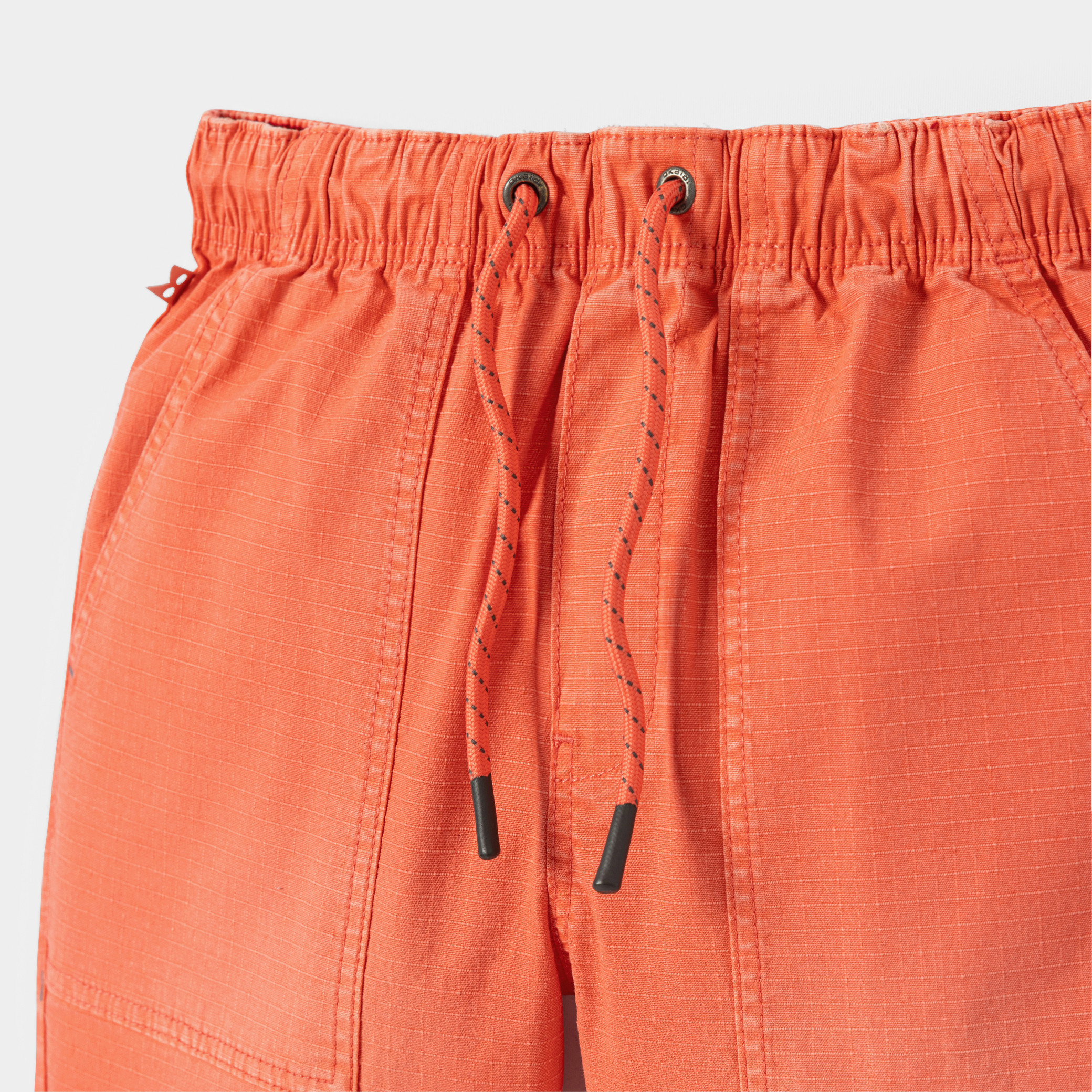 Bermuda cargo rouge corail garçon - Rouge Corail