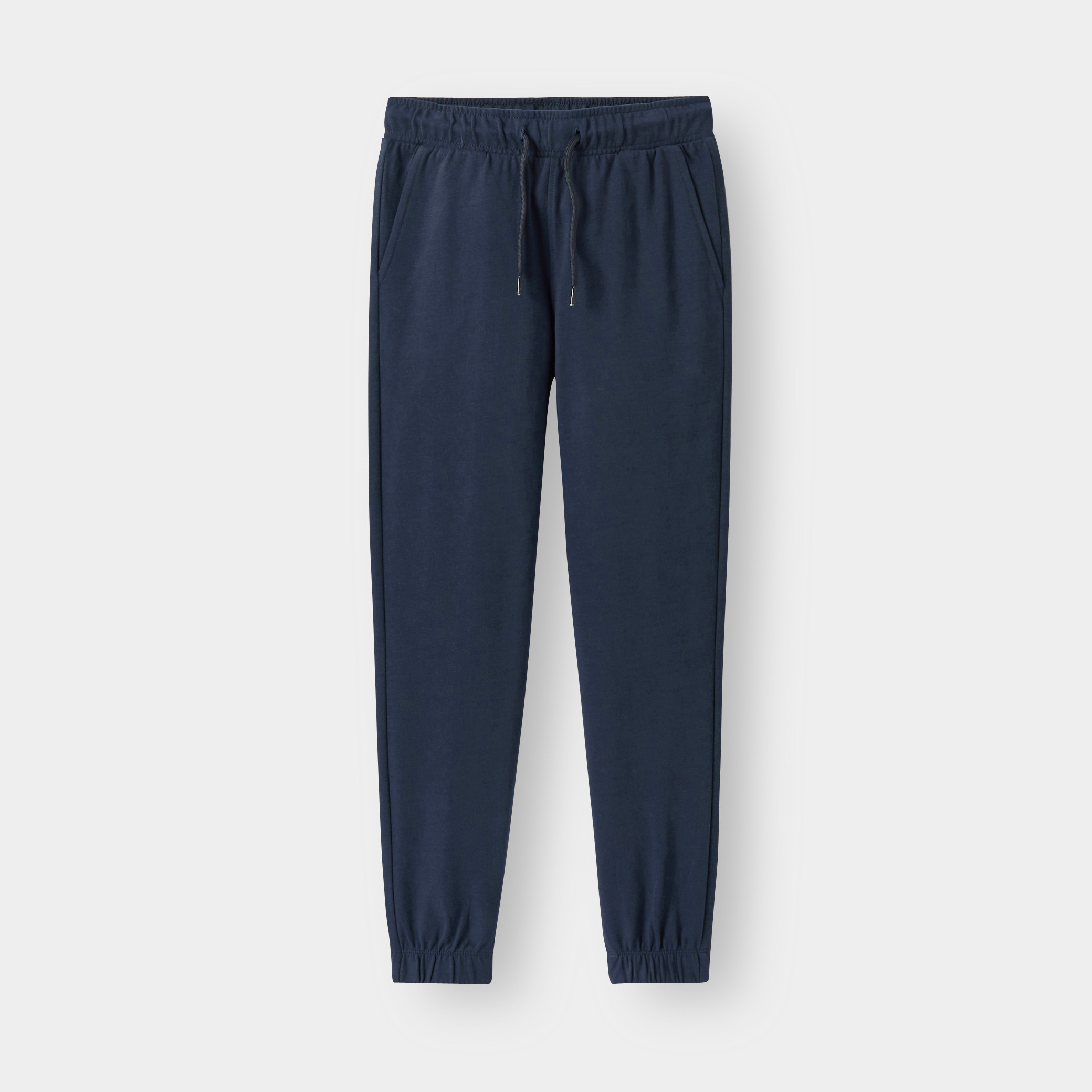Jogging en molleton light uni marine Garçon - Bleu amiral