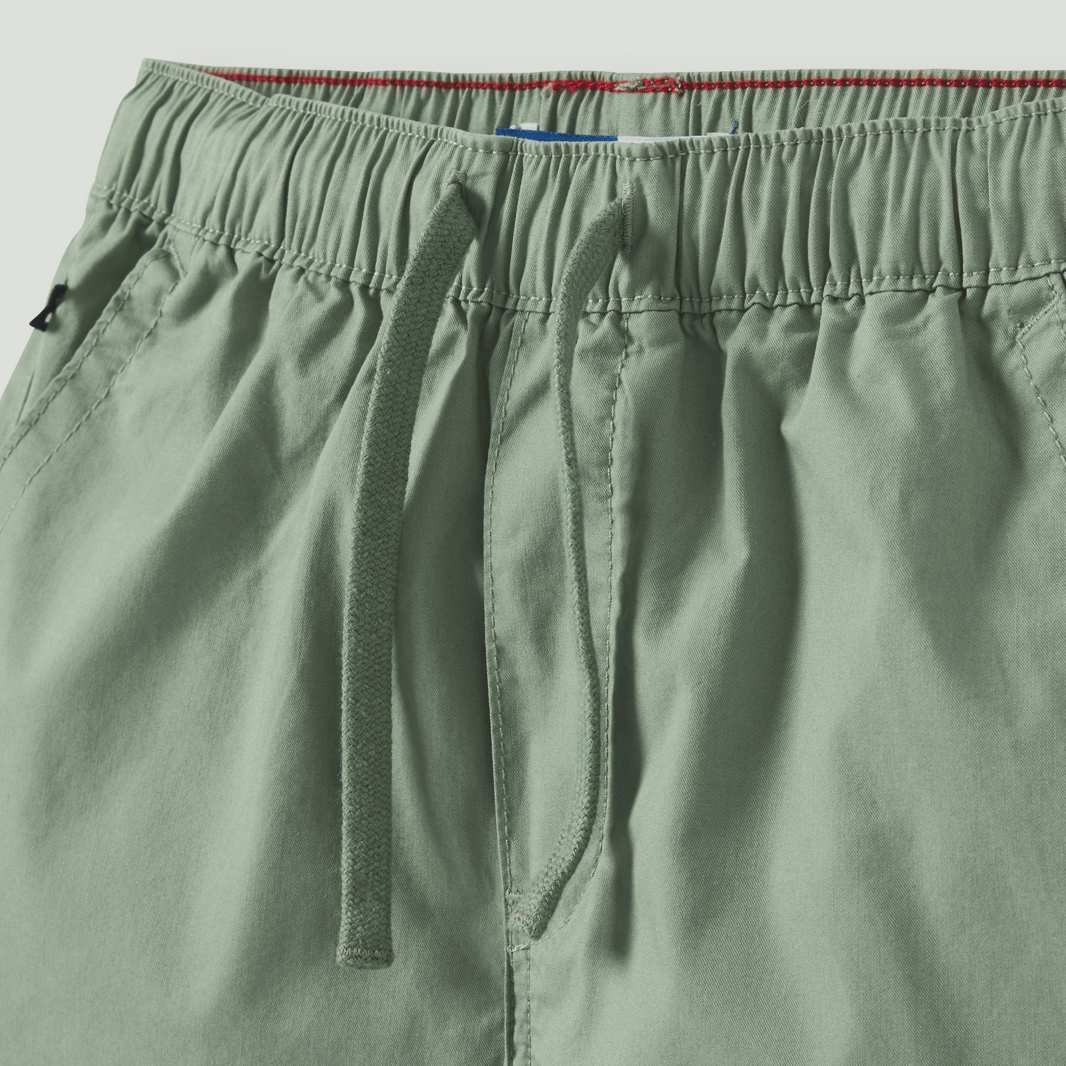 Bermuda coton bleu garçon - Vert olivier