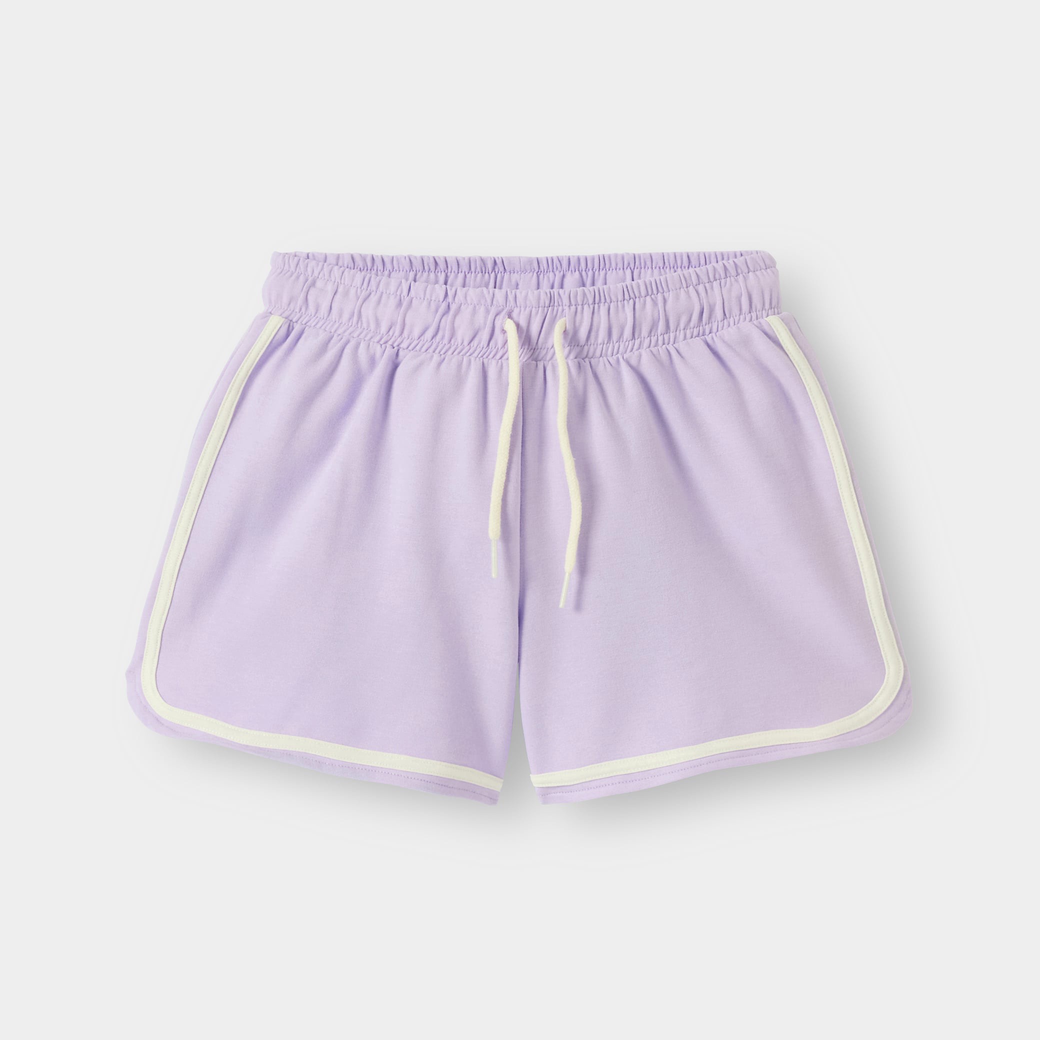 Short molleton léger rose fille - Violet Crocus