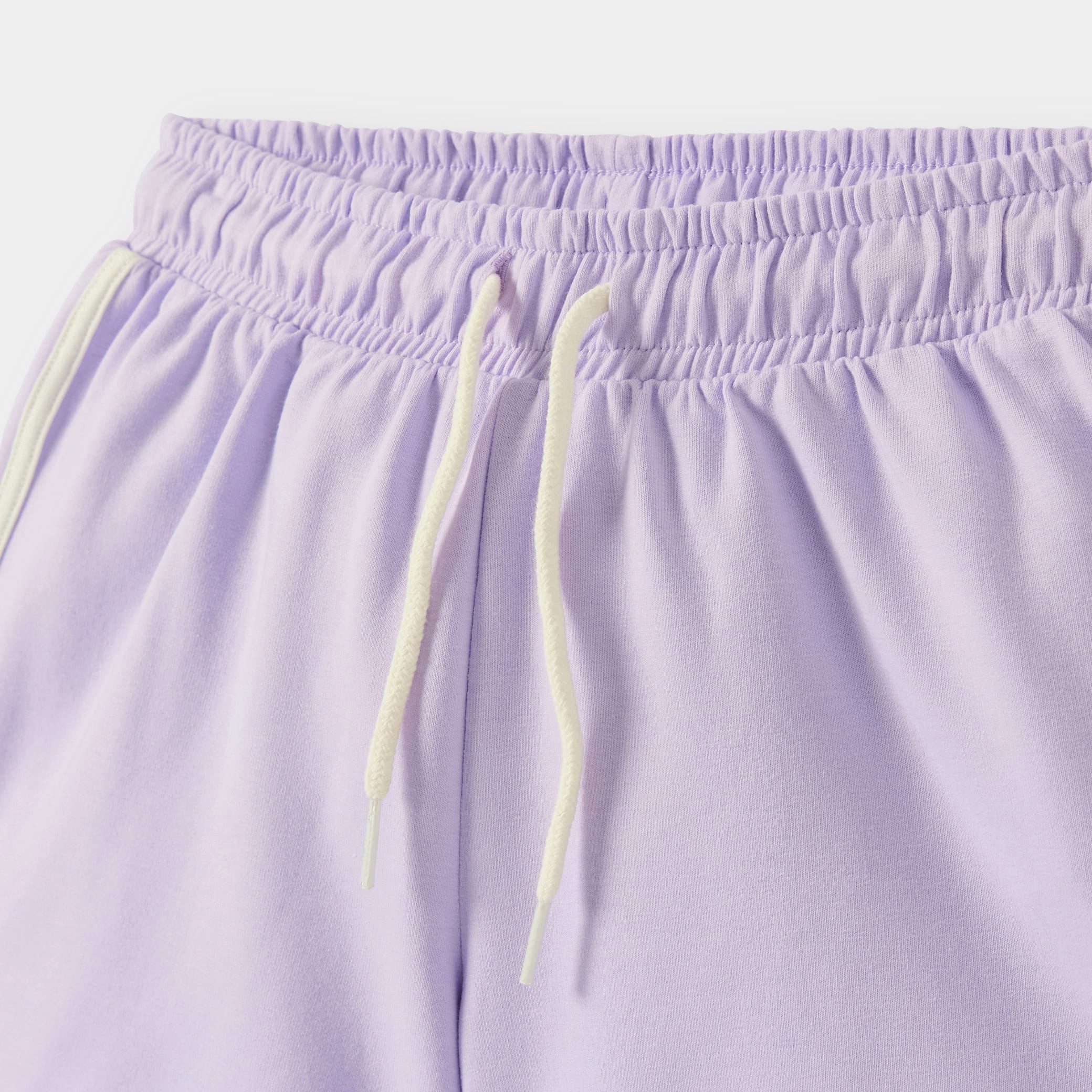 Short molleton léger rose fille - Violet Crocus