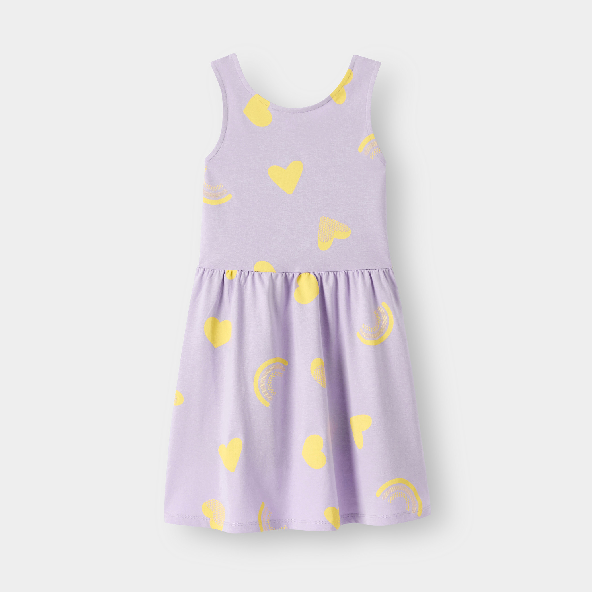 Robe bleue à motif fille - Imprimé Violet