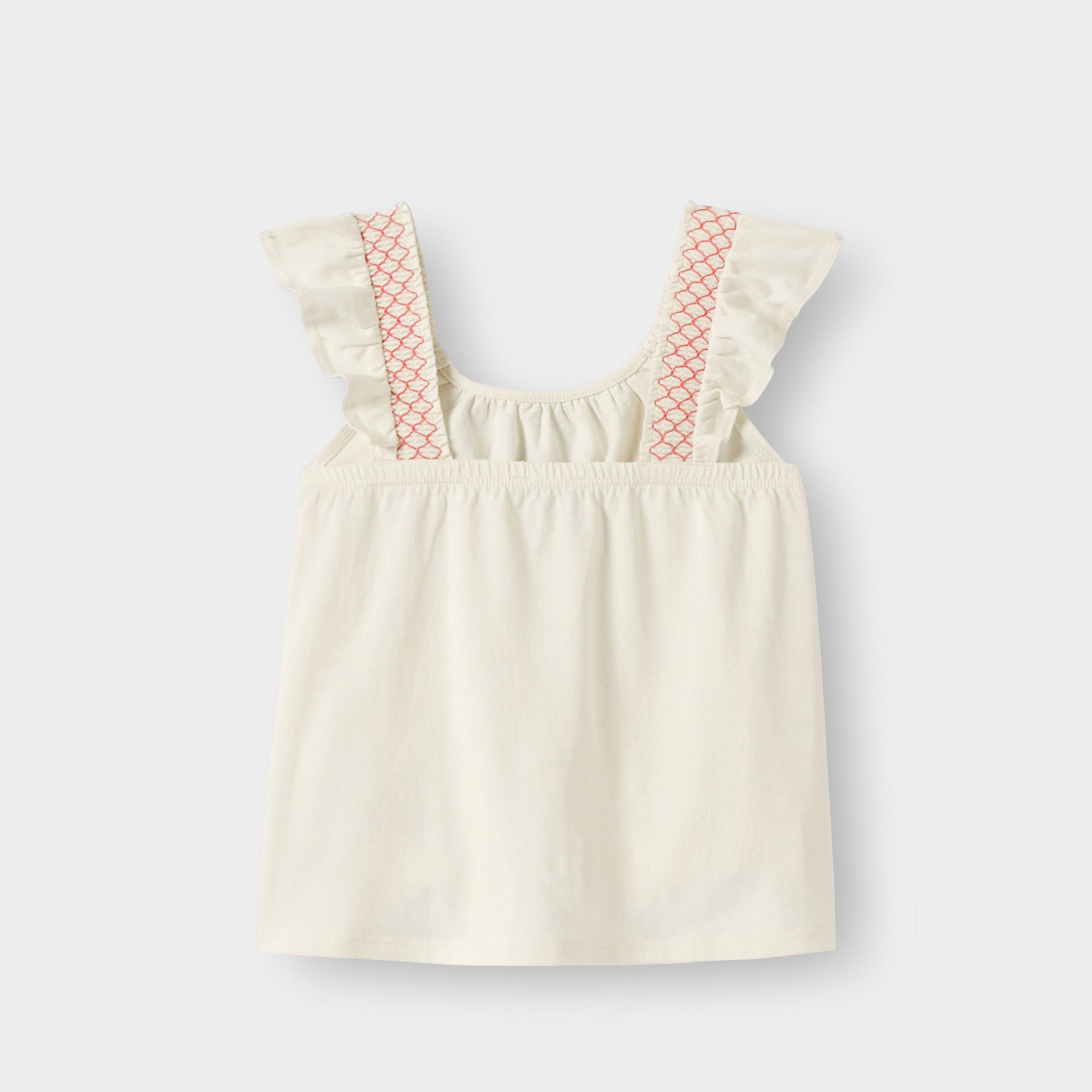 Débardeur blanc bébé fille - Blanc Meringue