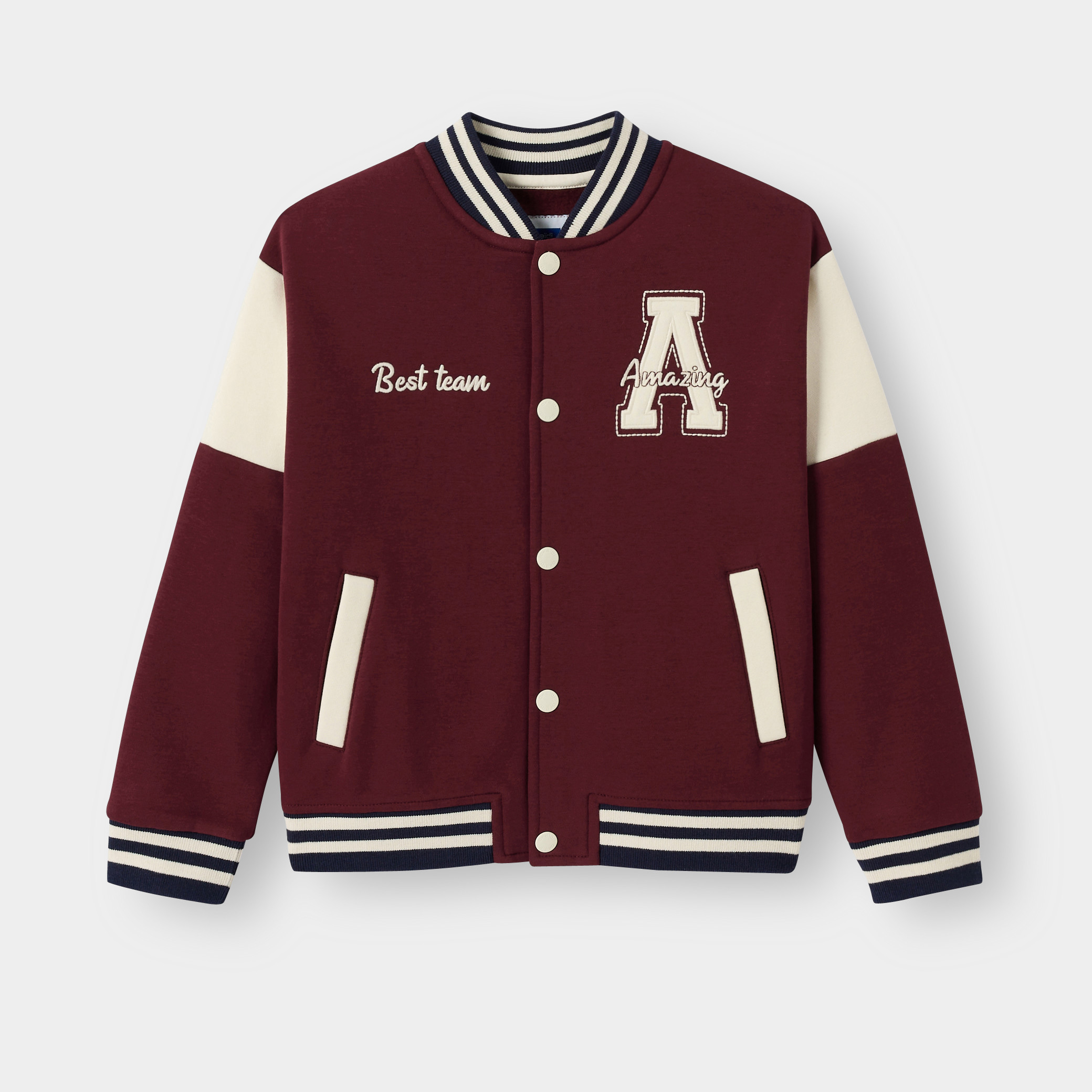 Veste teddy bleu garçon - Prune