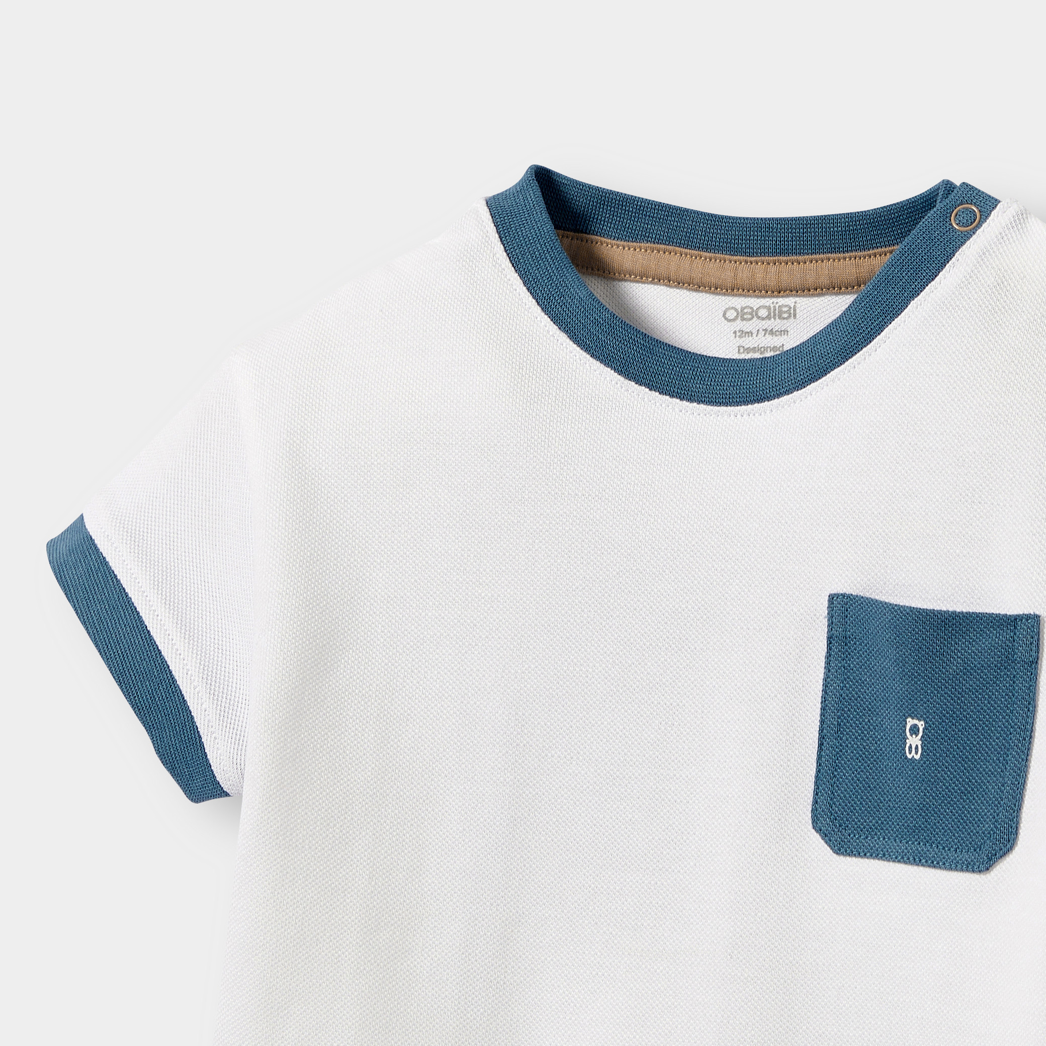 T-shirt blanc garçon - Blanc
