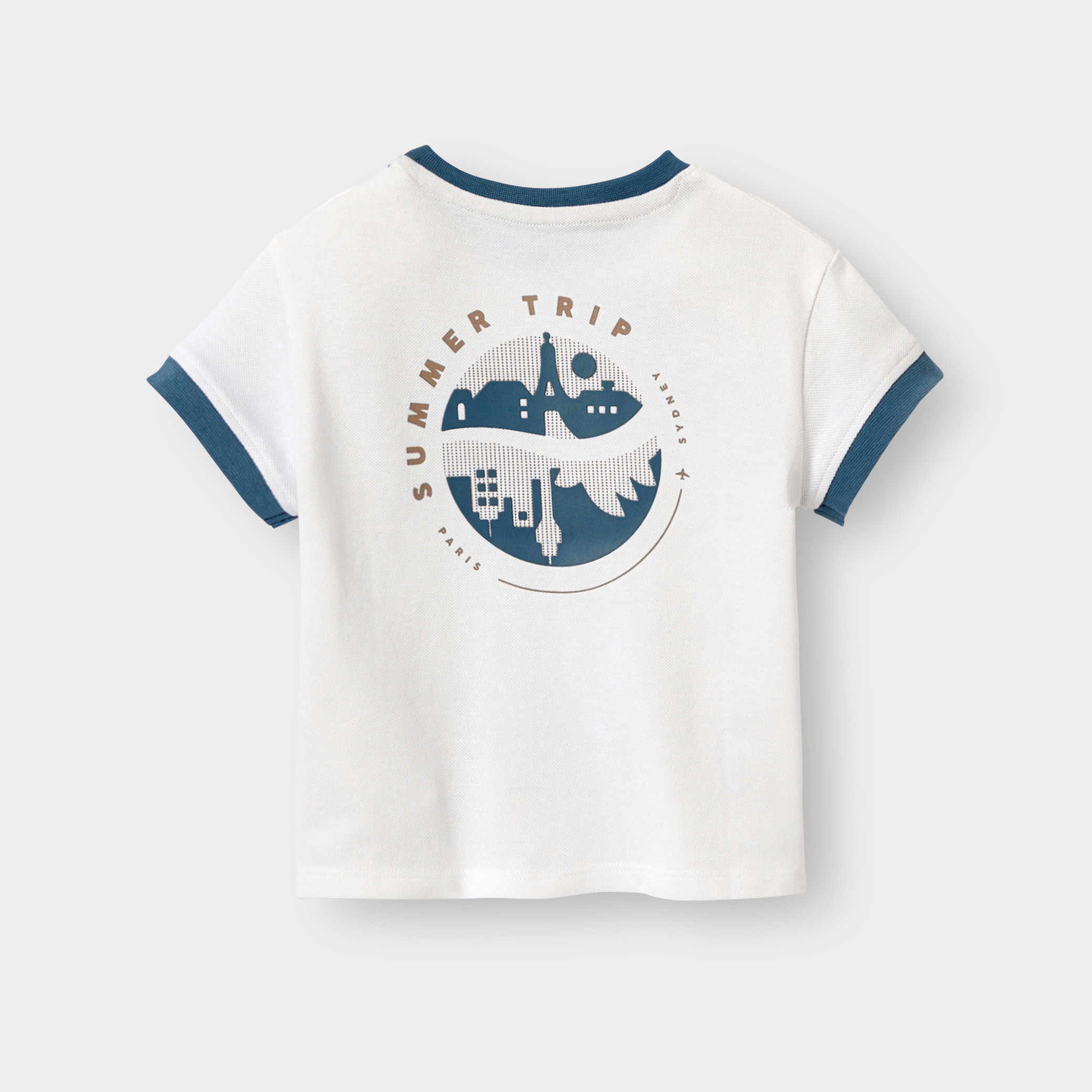 T-shirt blanc garçon - Blanc