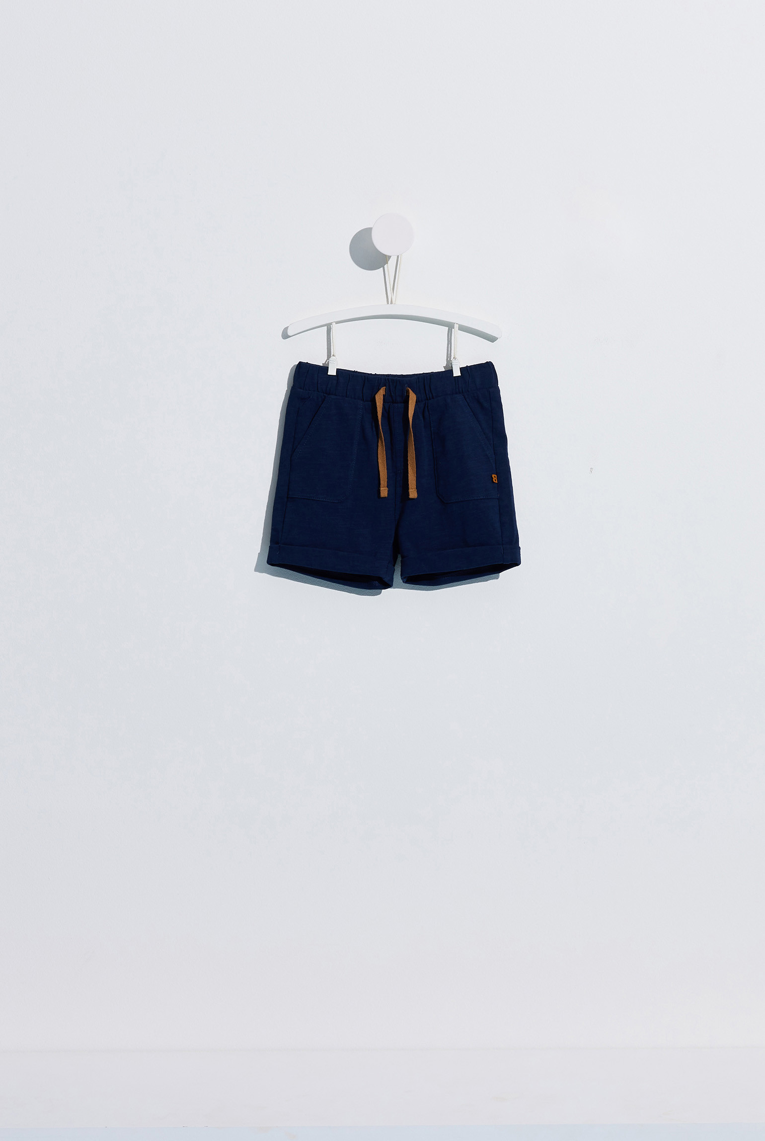Short jaune bébé garçon - Bleu foncé
